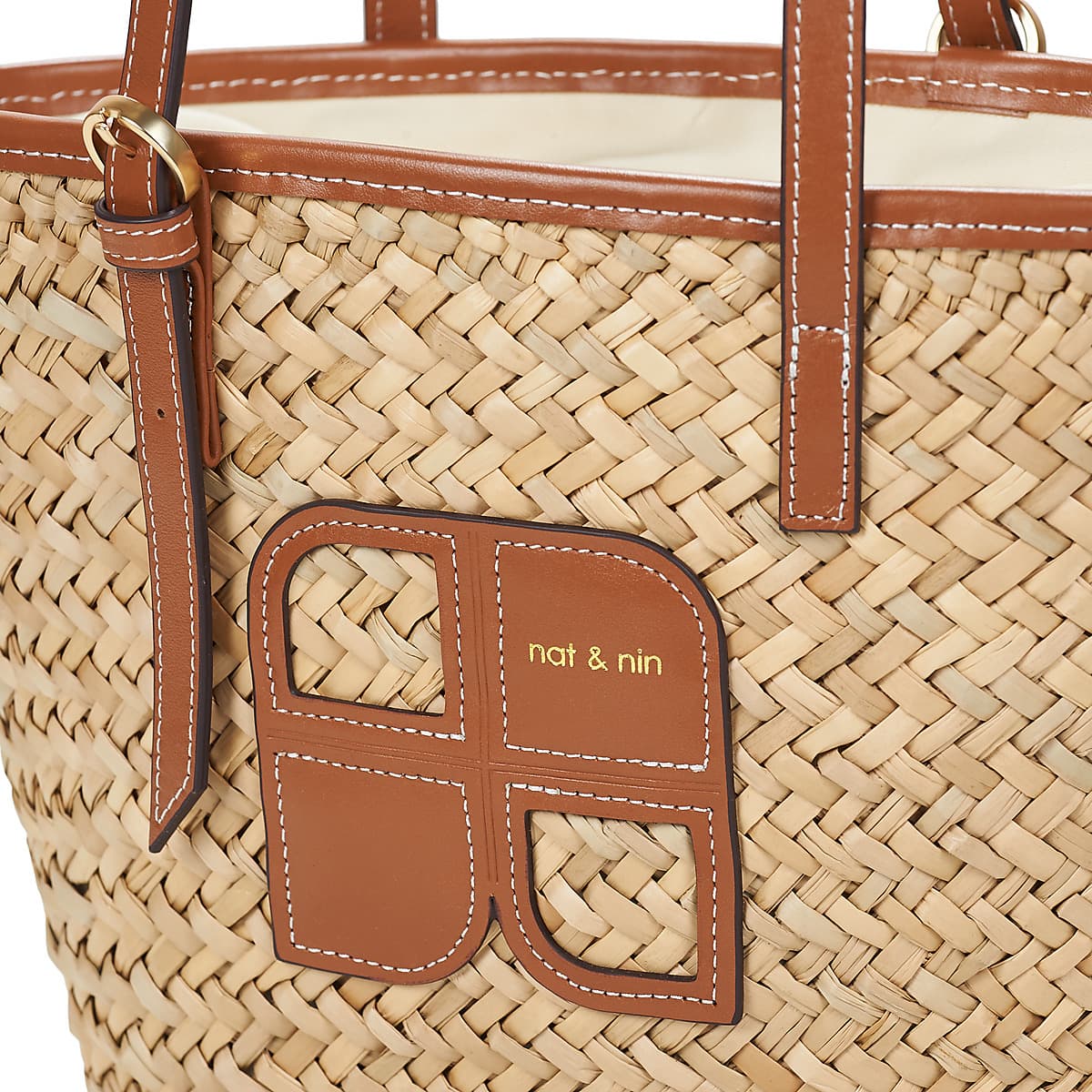 Women's Tote Bags Nat et Nin Beige
