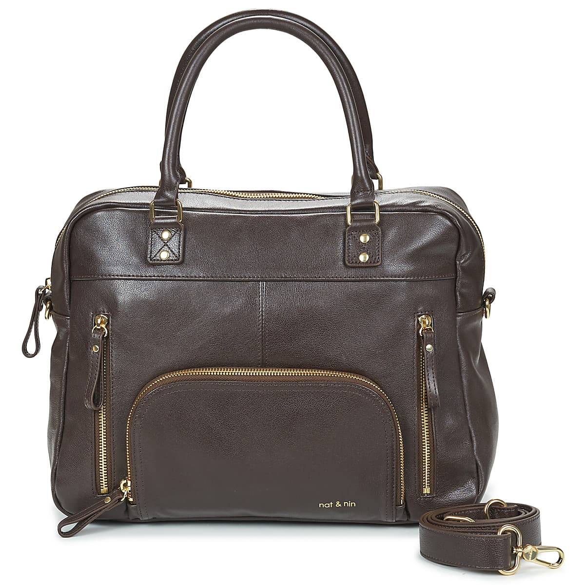 Women's Handbags Nat et Nin Brown