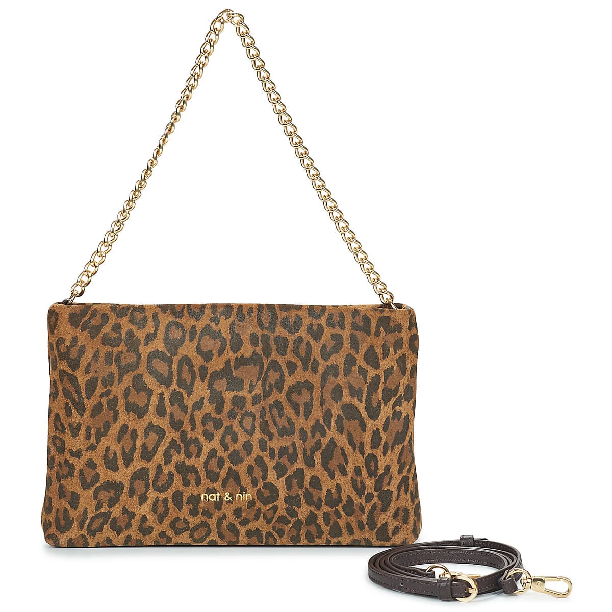 Women's Shoulder Bags Nat et Nin Brown