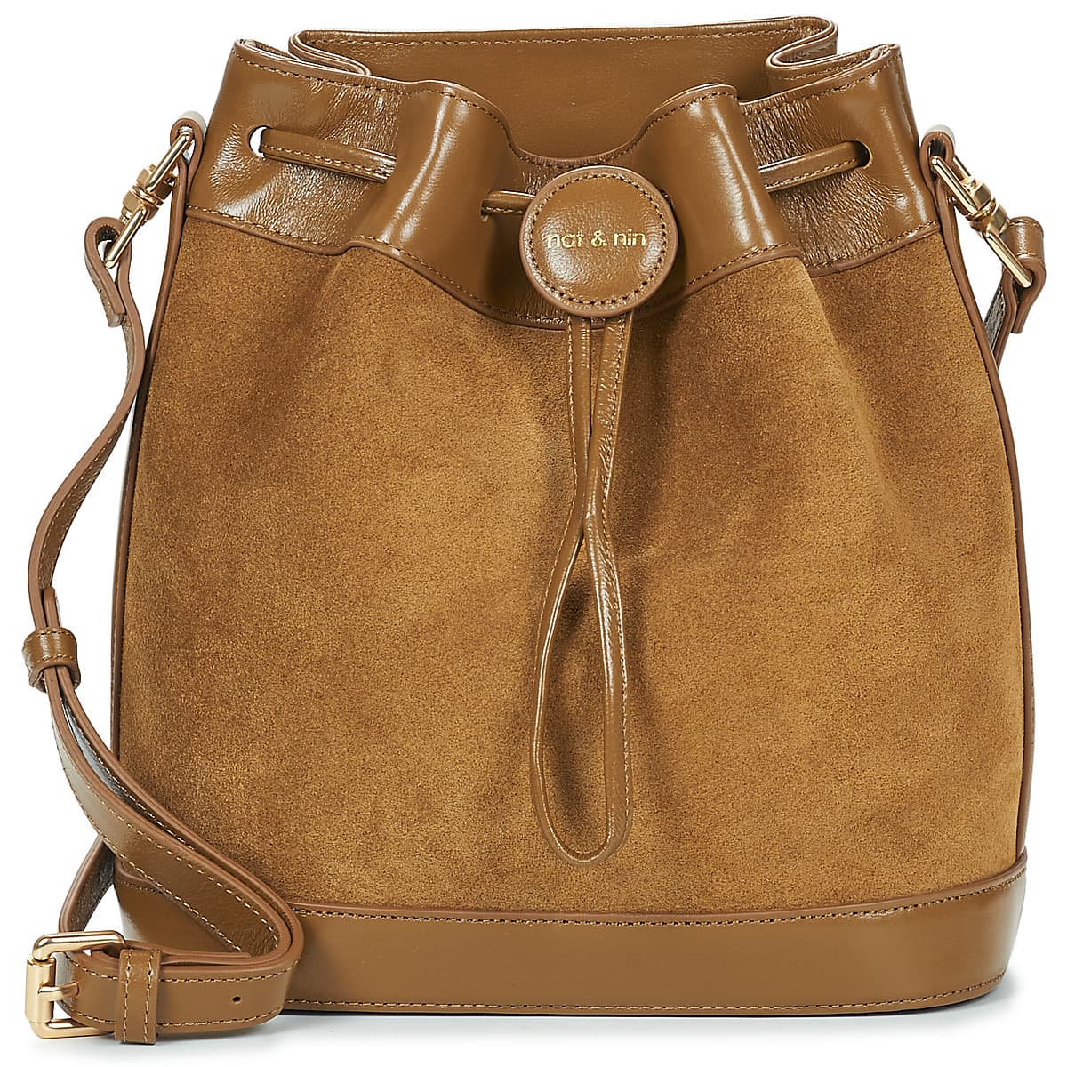 Women's Shoulder Bags Nat et Nin Brown