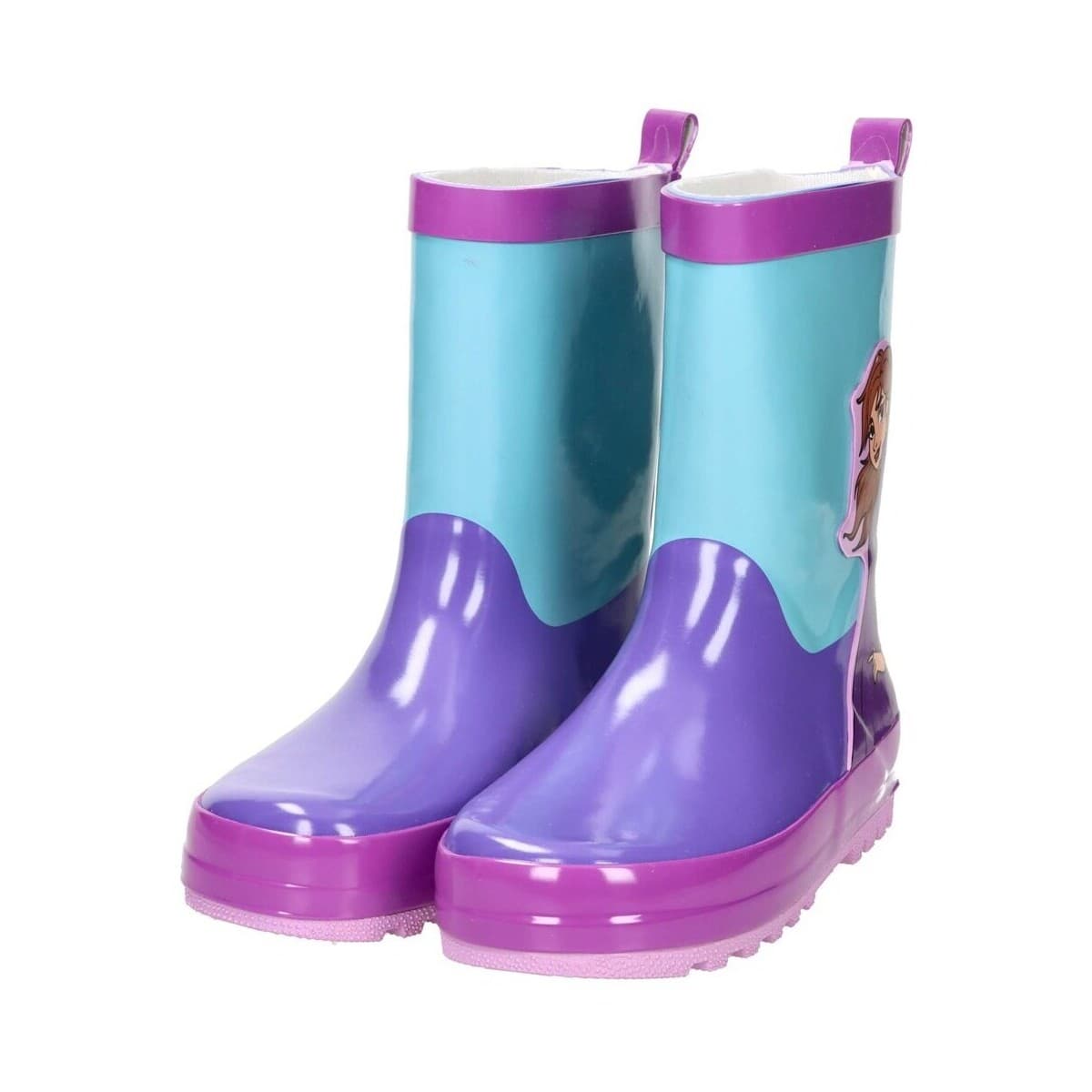 Girls' Wellington Boots Disney Purple