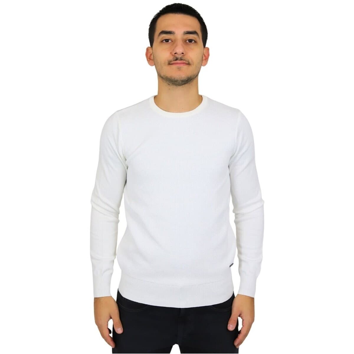 Men's Sweaters Take Two White