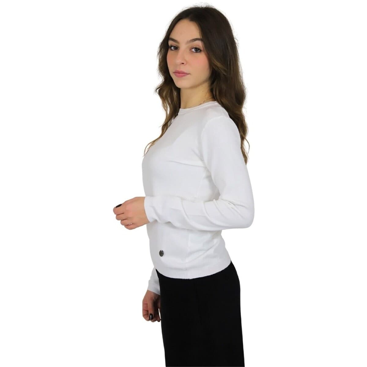 Women's Sweaters Take Two White
