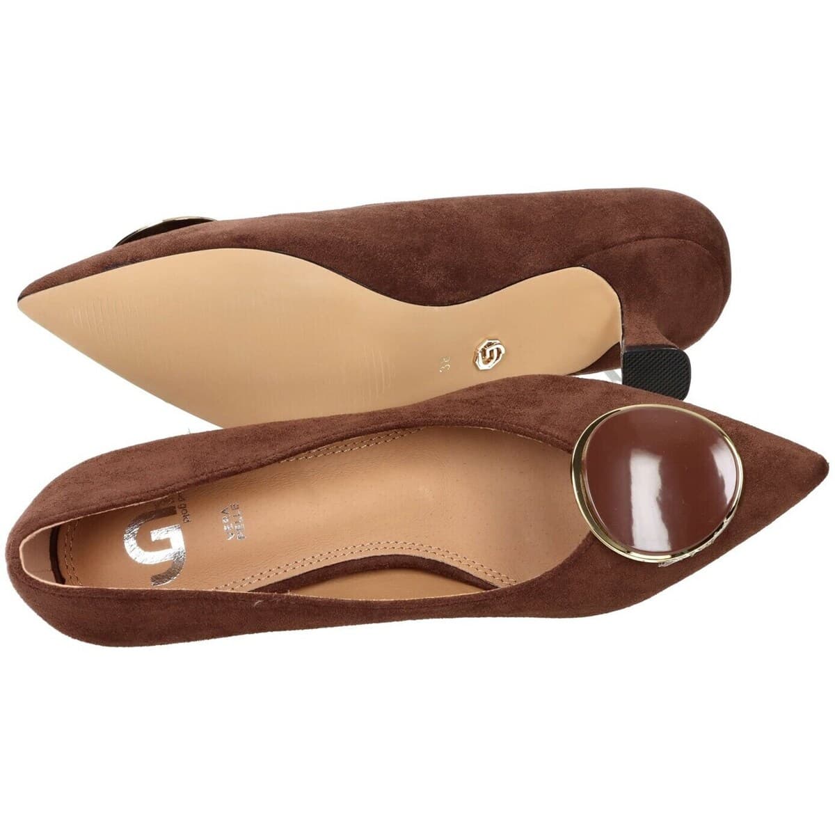 Women's Pumps Gold&gold Brown