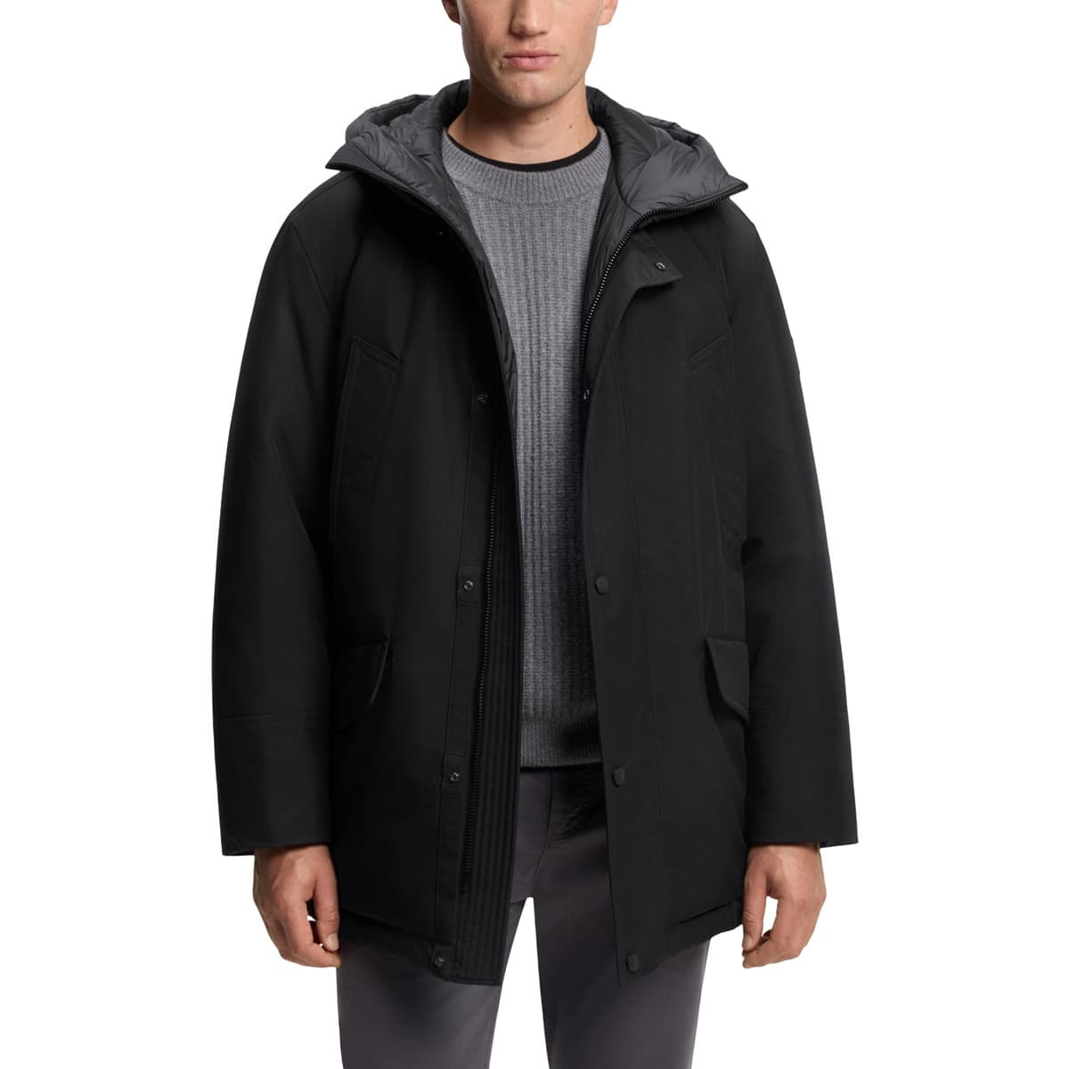Men's Parkas BOSS Black