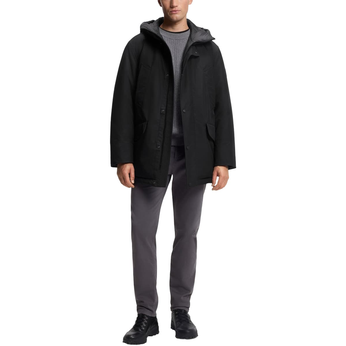 Men's Parkas BOSS Black