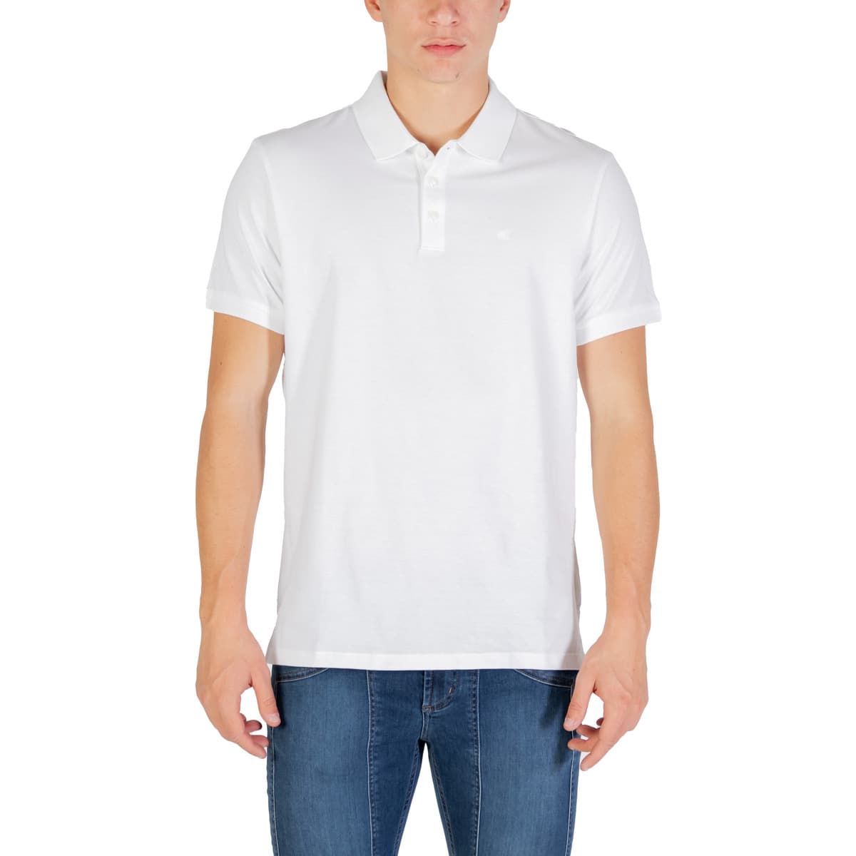Men's Polo Shirts Calvin Klein White