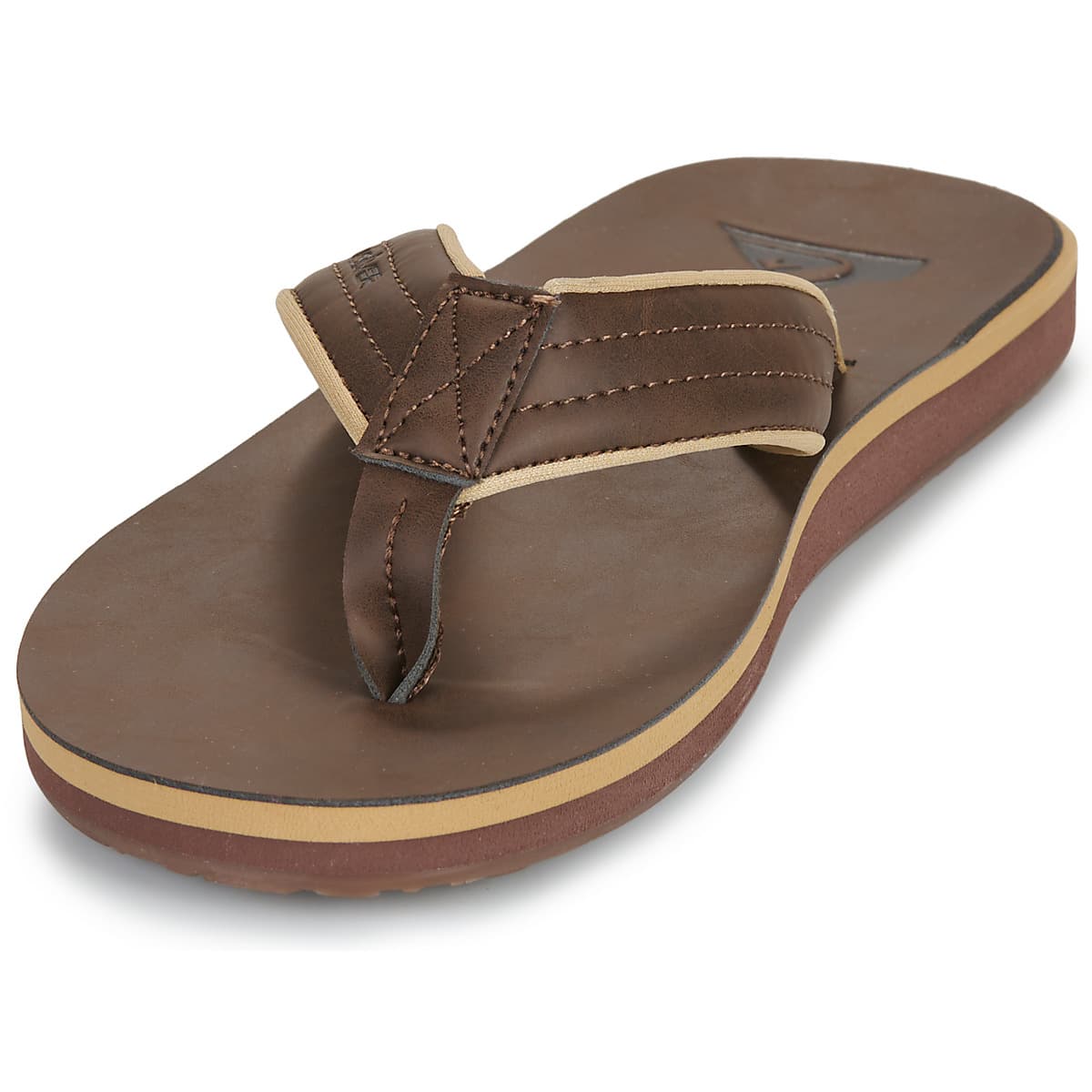 Men's Flip Flops Quiksilver Brown