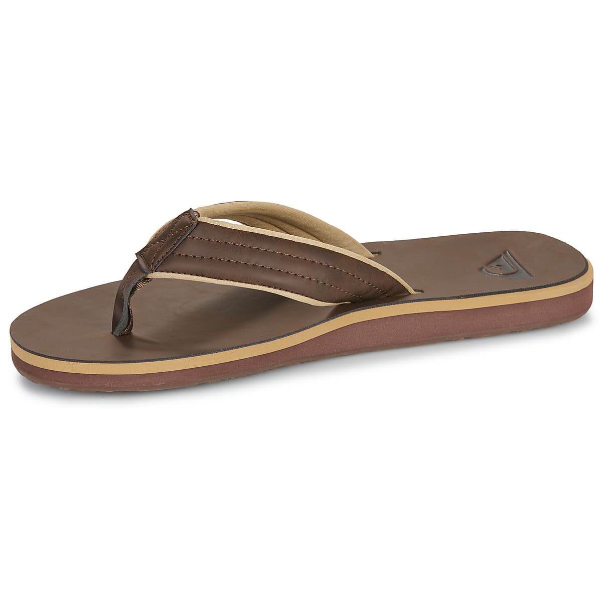 Men's Flip Flops Quiksilver Brown