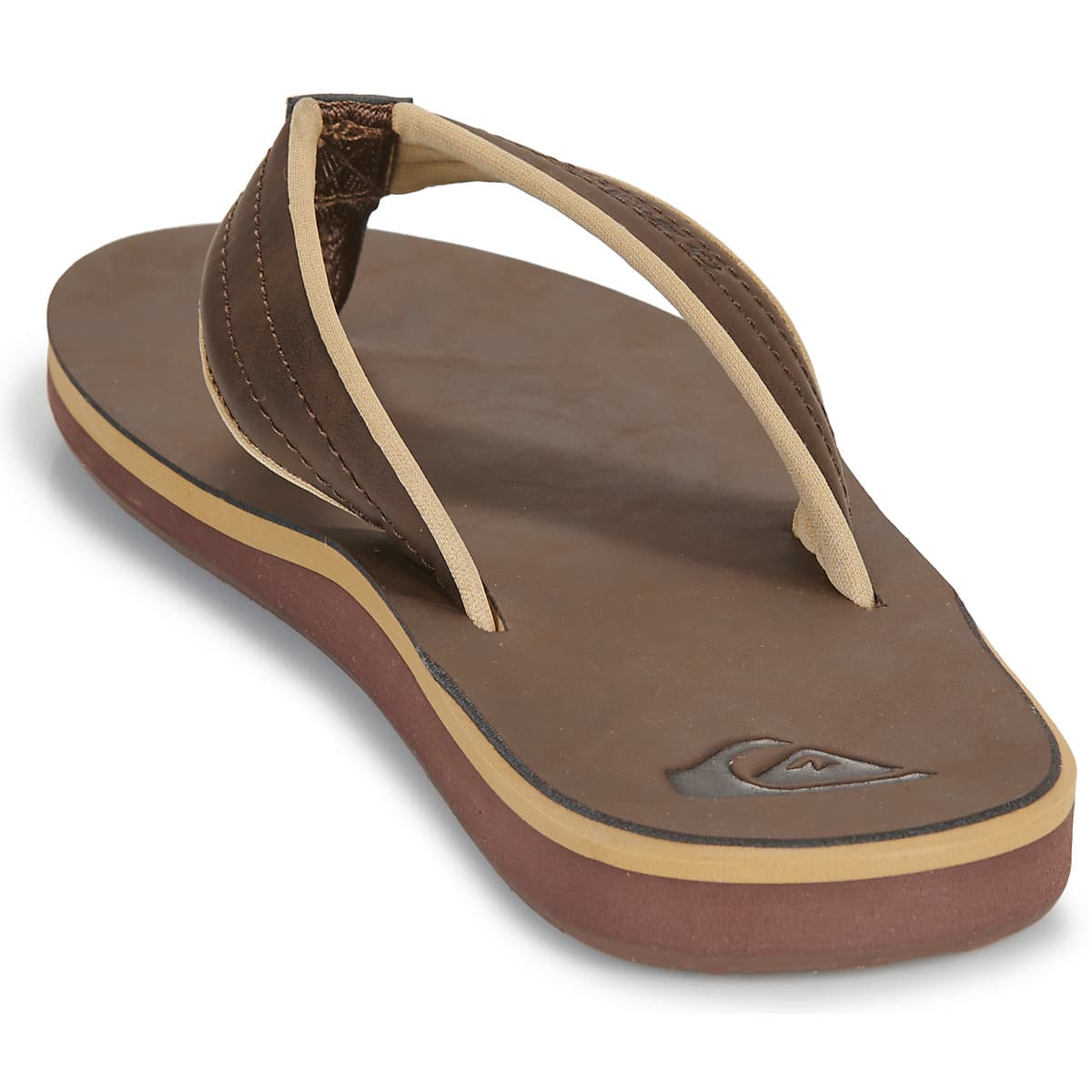 Men's Flip Flops Quiksilver Brown