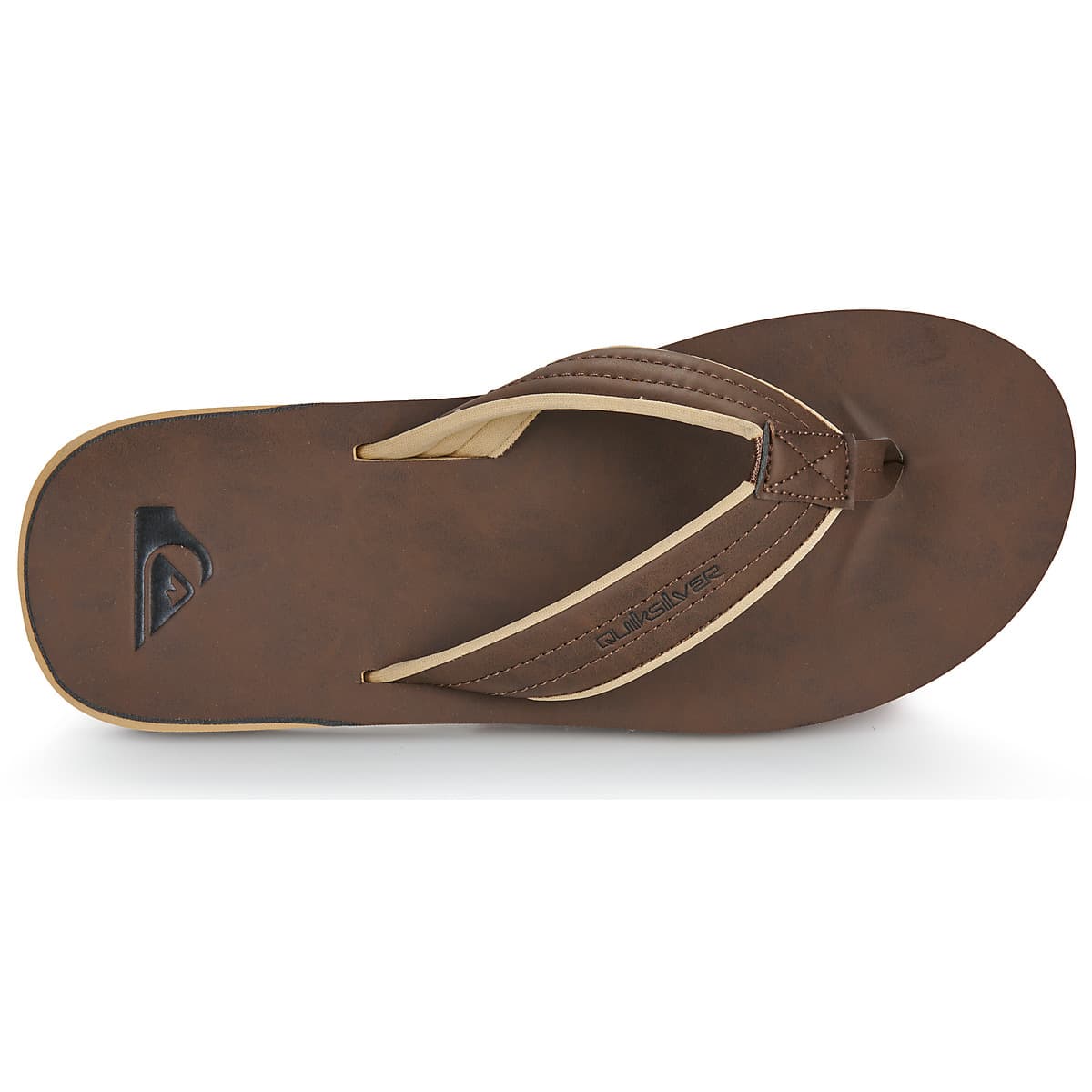 Men's Flip Flops Quiksilver Brown