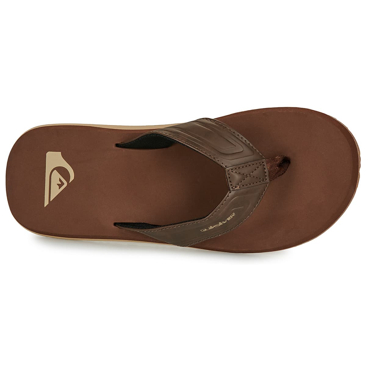 Men's Flip Flops Quiksilver Brown