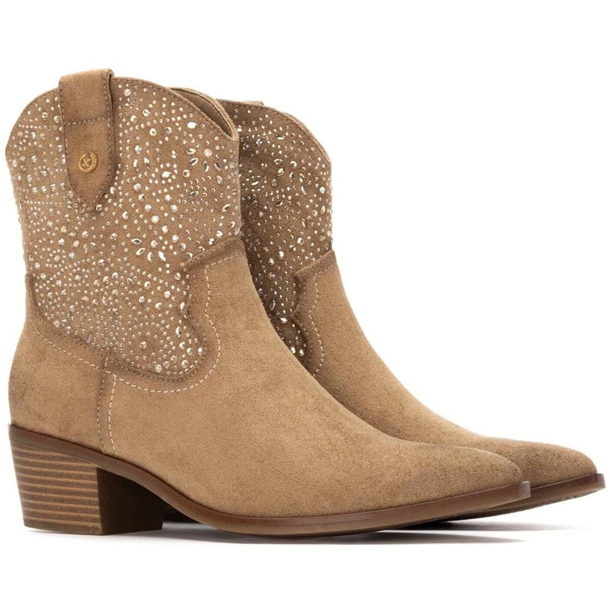 Women's Ankle Boots Xti Beige