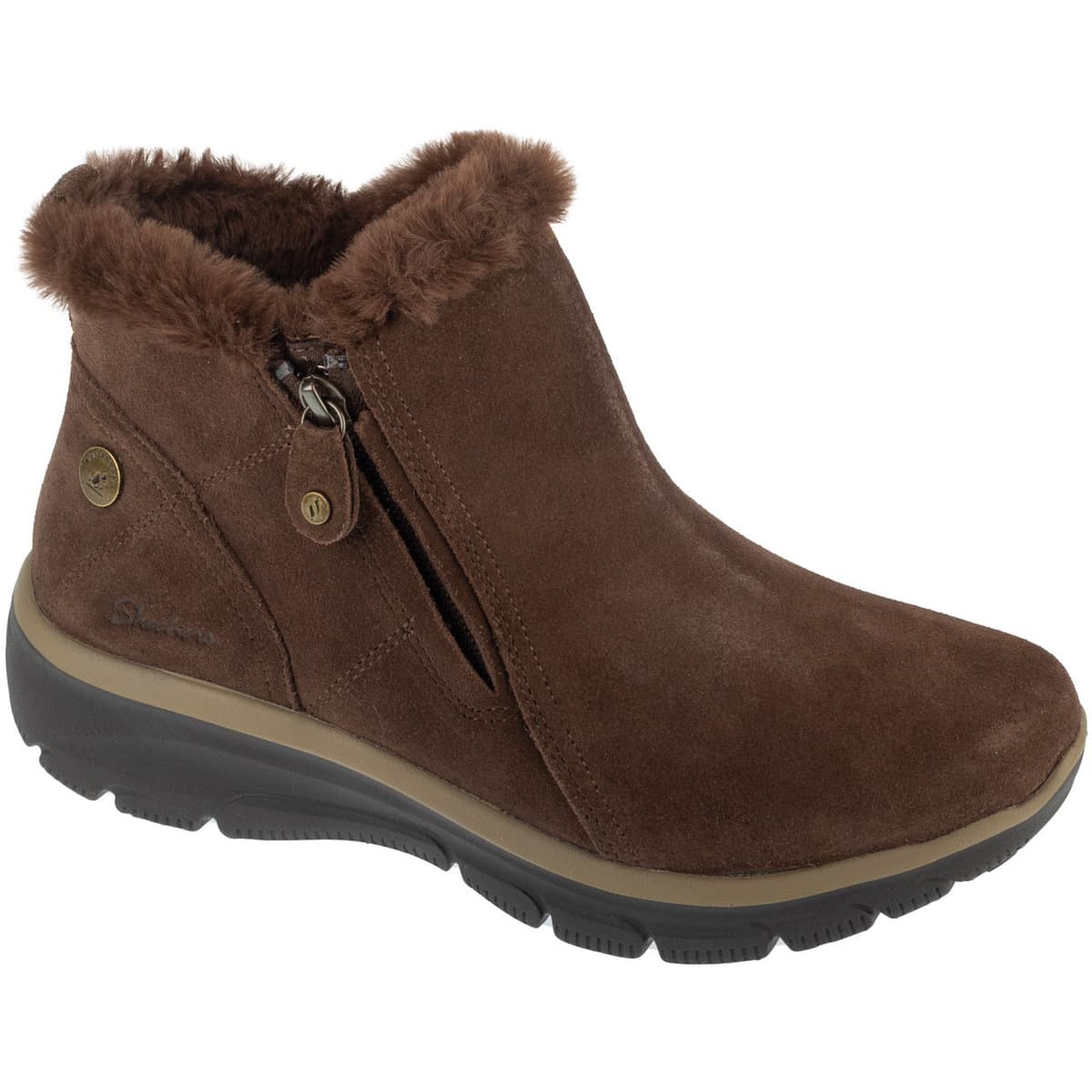 Women's Boots Skechers Brown