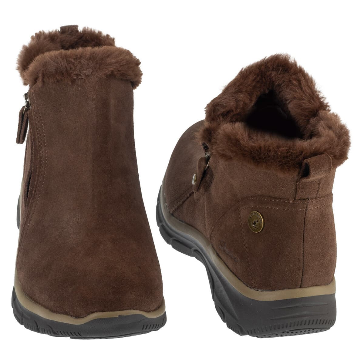 Women's Boots Skechers Brown