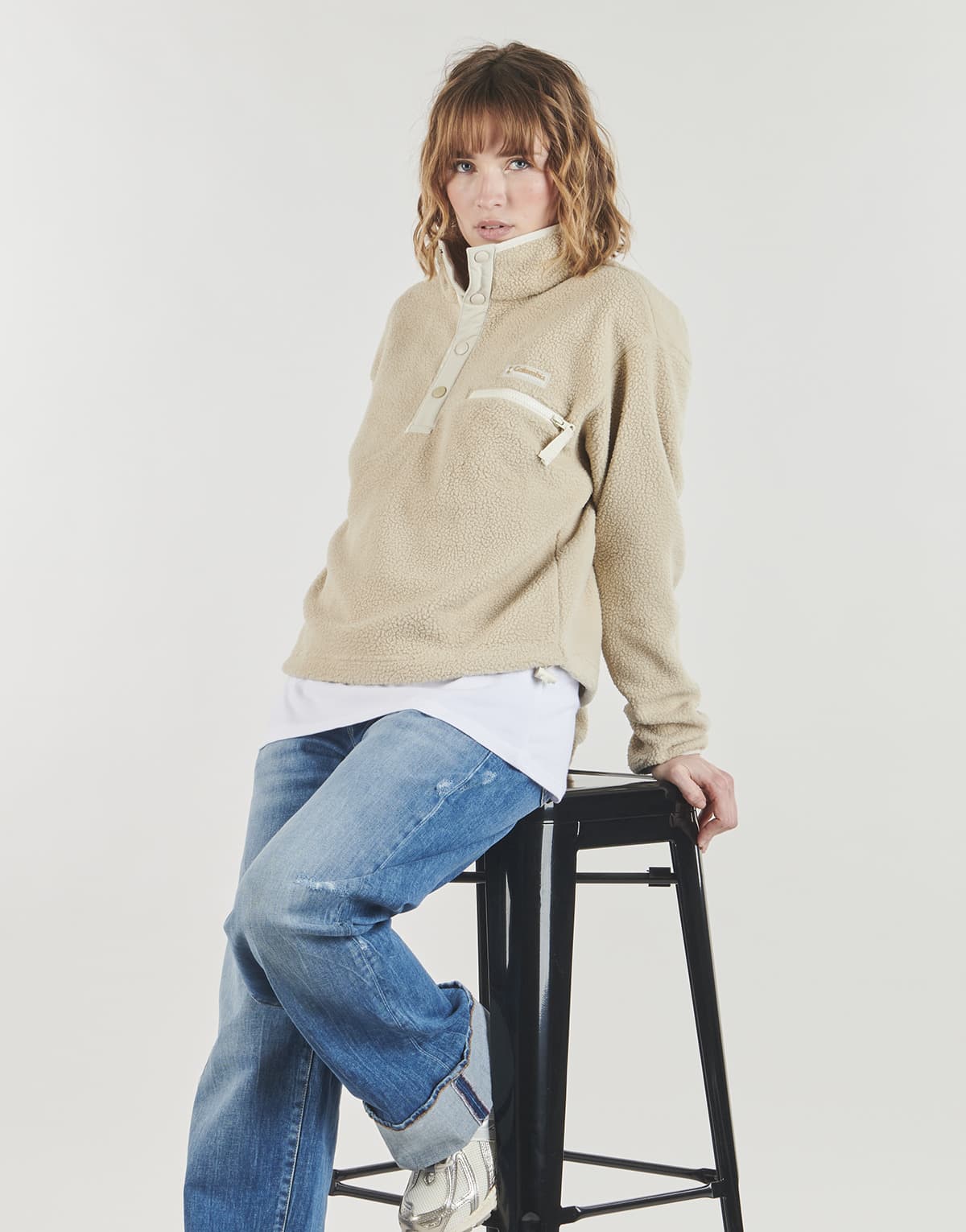 Women's Sweatshirts Columbia Beige
