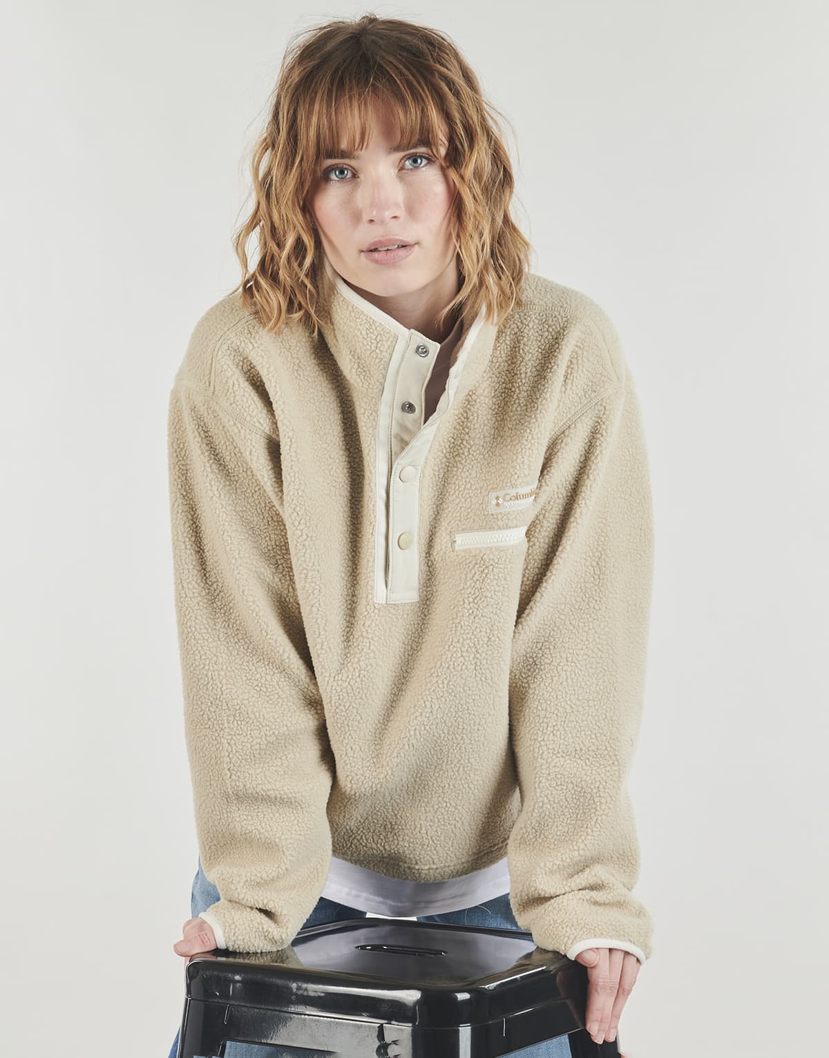 Women's Sweatshirts Columbia Beige