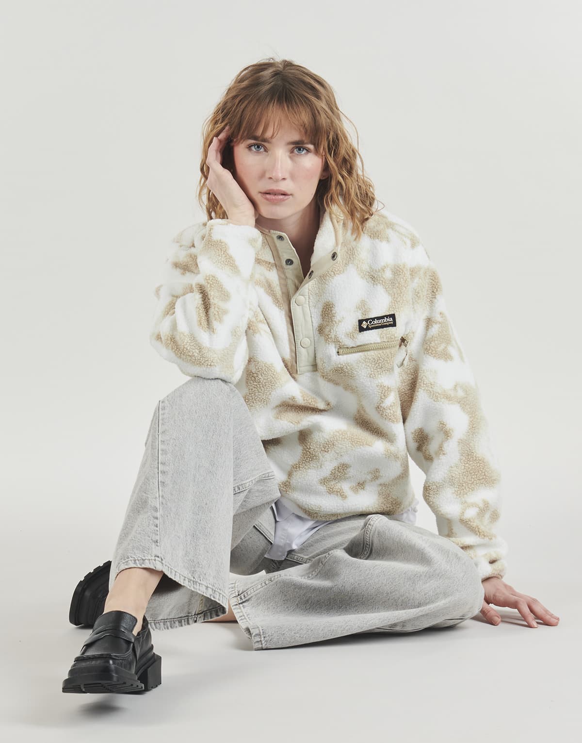 Women's Sweatshirts Columbia Beige