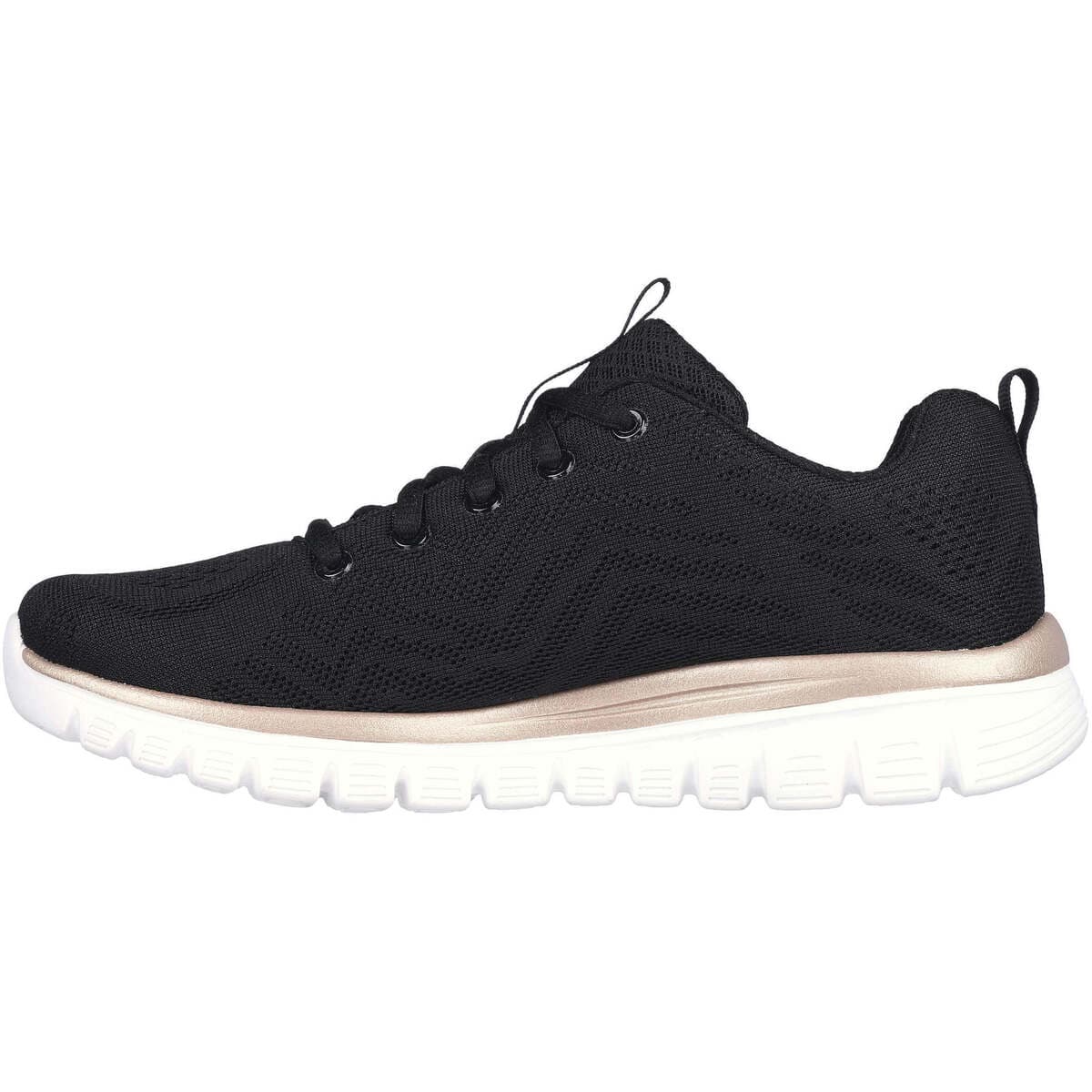 Skechers Graceful Get Connected 12615/BKRG Γυναικεία Αθλητικά Παπούτσια Running Μαύρα