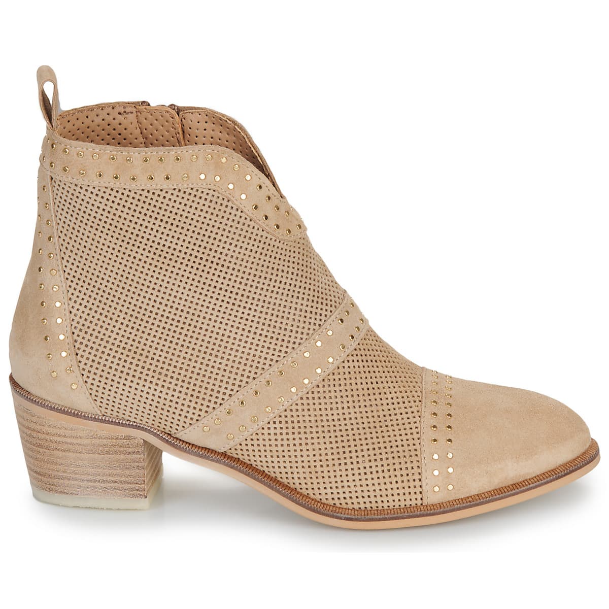 Women's Ankle Boots Alpe Beige