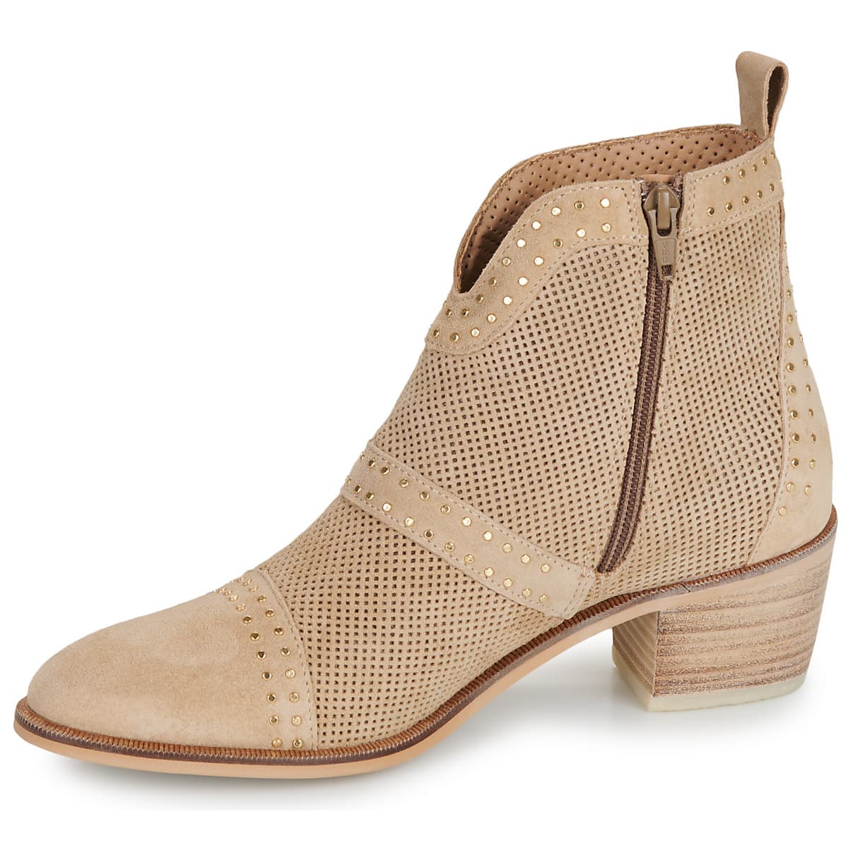 Women's Ankle Boots Alpe Beige