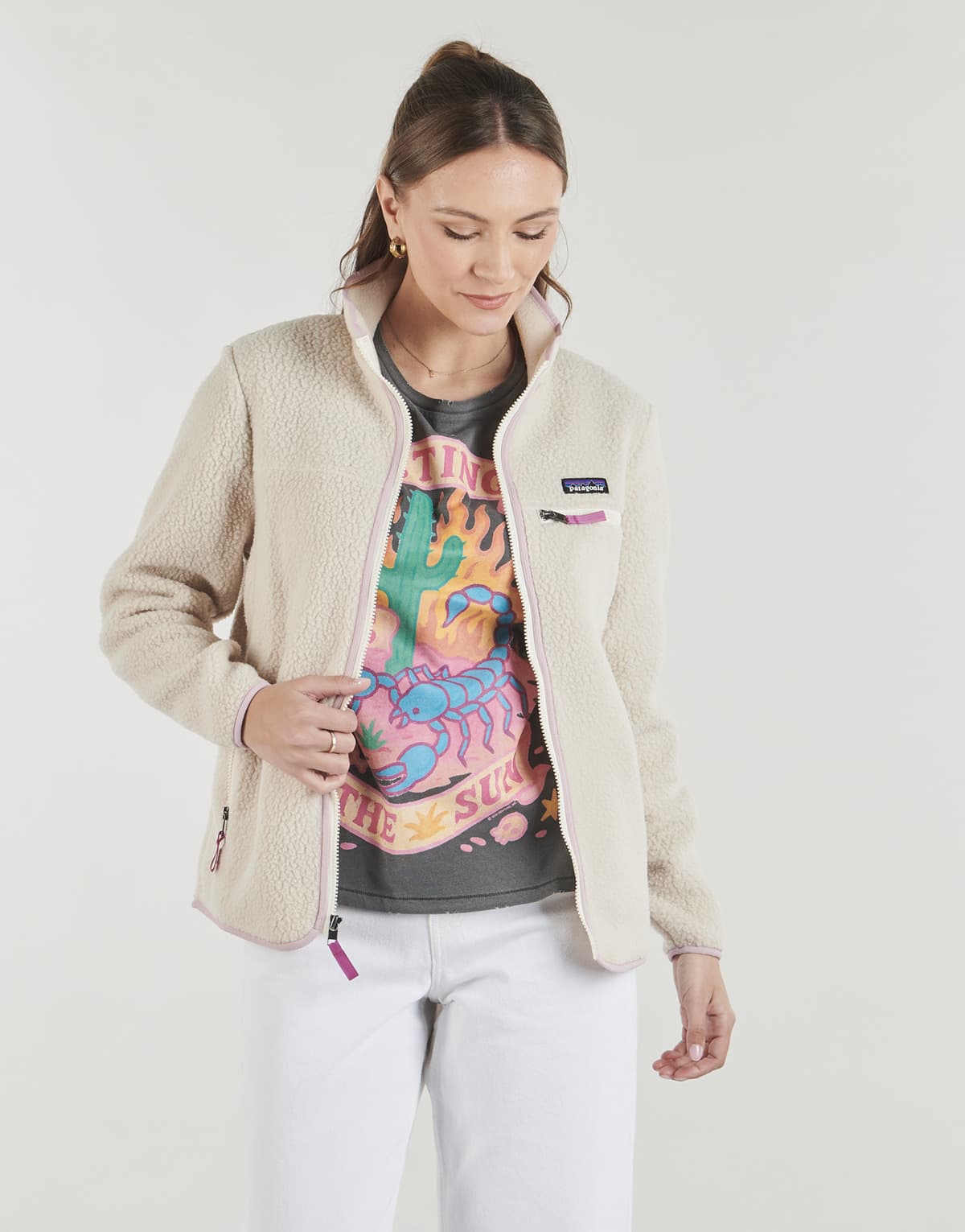 Women's Sweatshirts Patagonia Beige