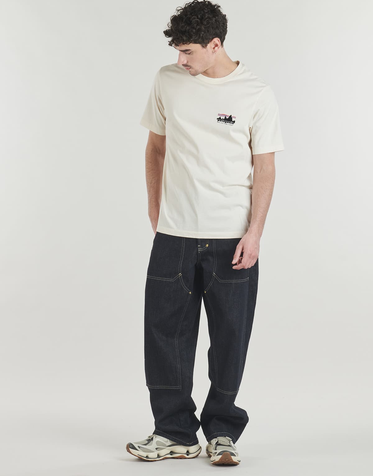 Men's T-Shirts Patagonia Beige