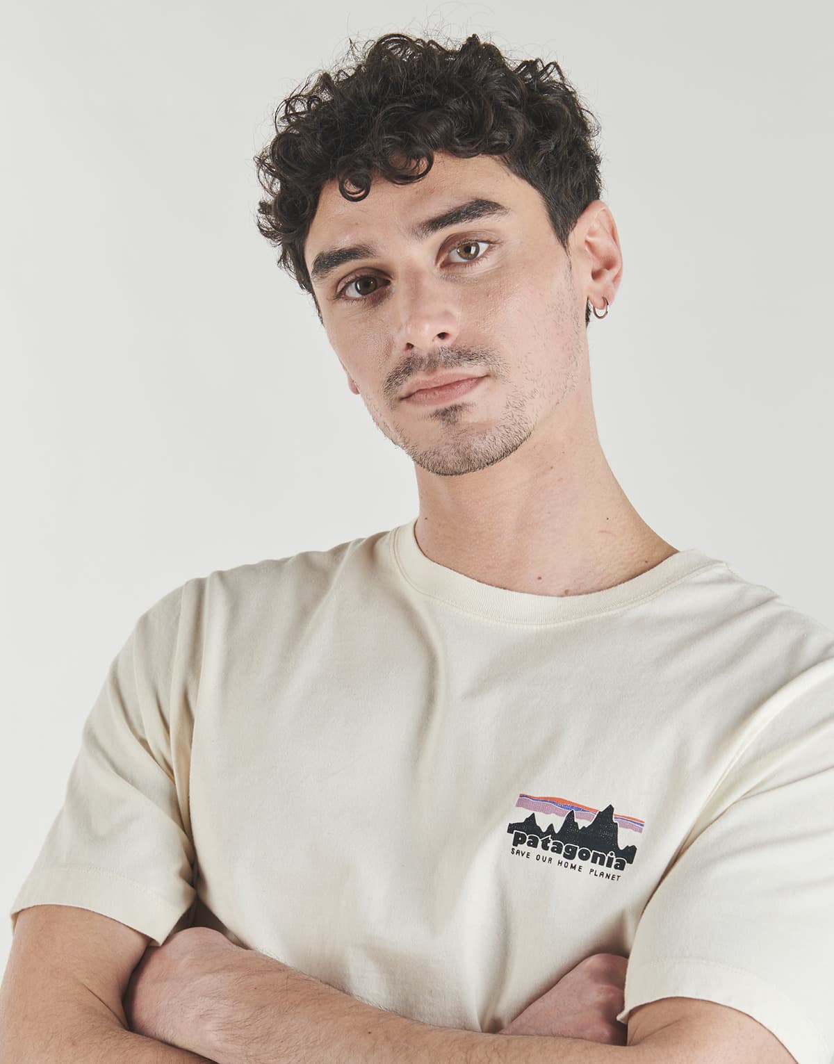 Men's T-Shirts Patagonia Beige