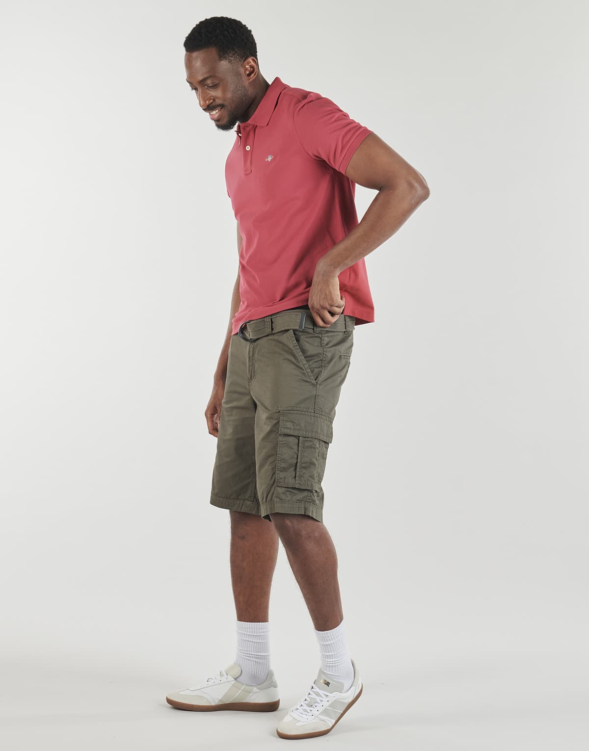 Men's Polo Shirts Gant Red