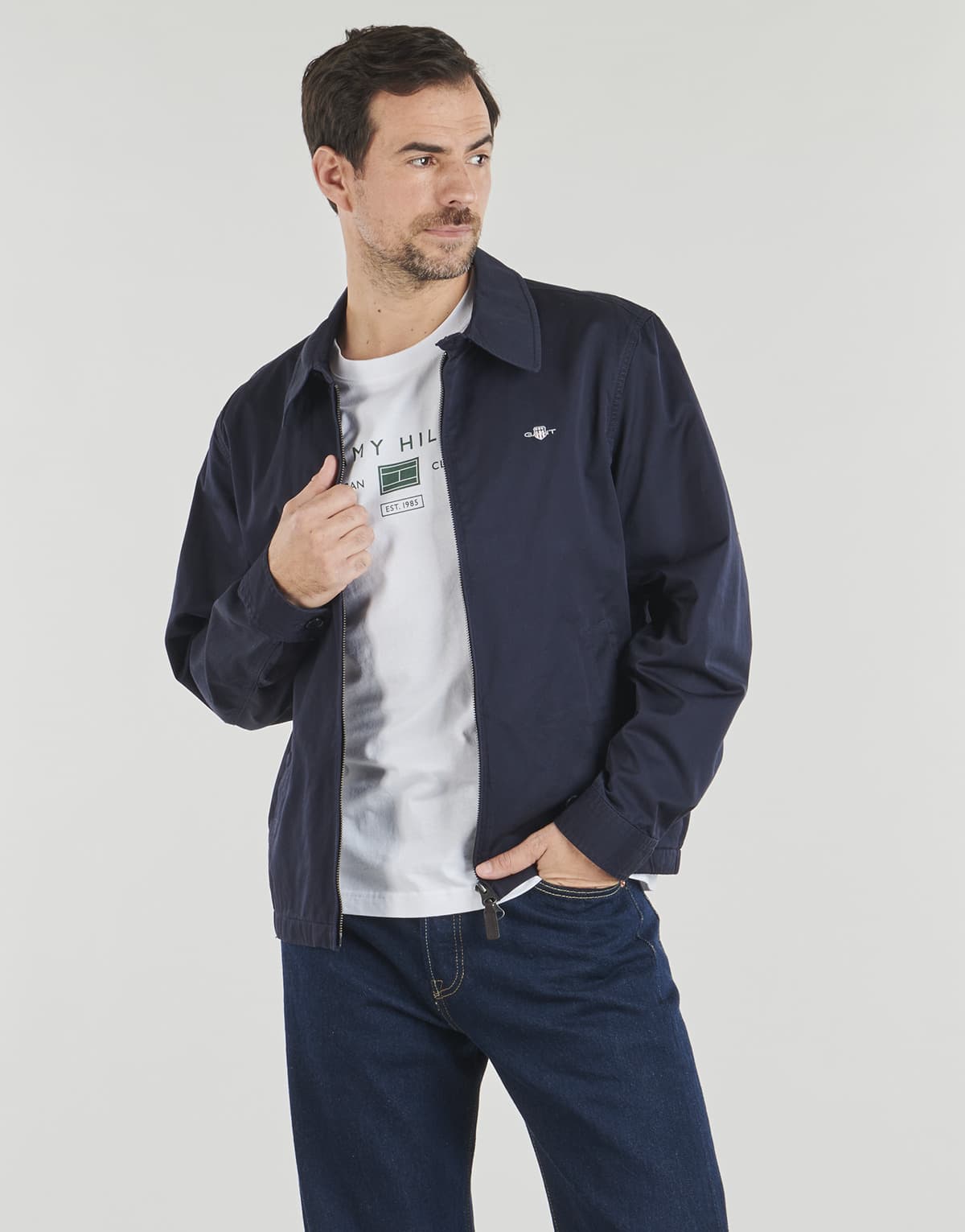 Men's Jackets Gant Blue