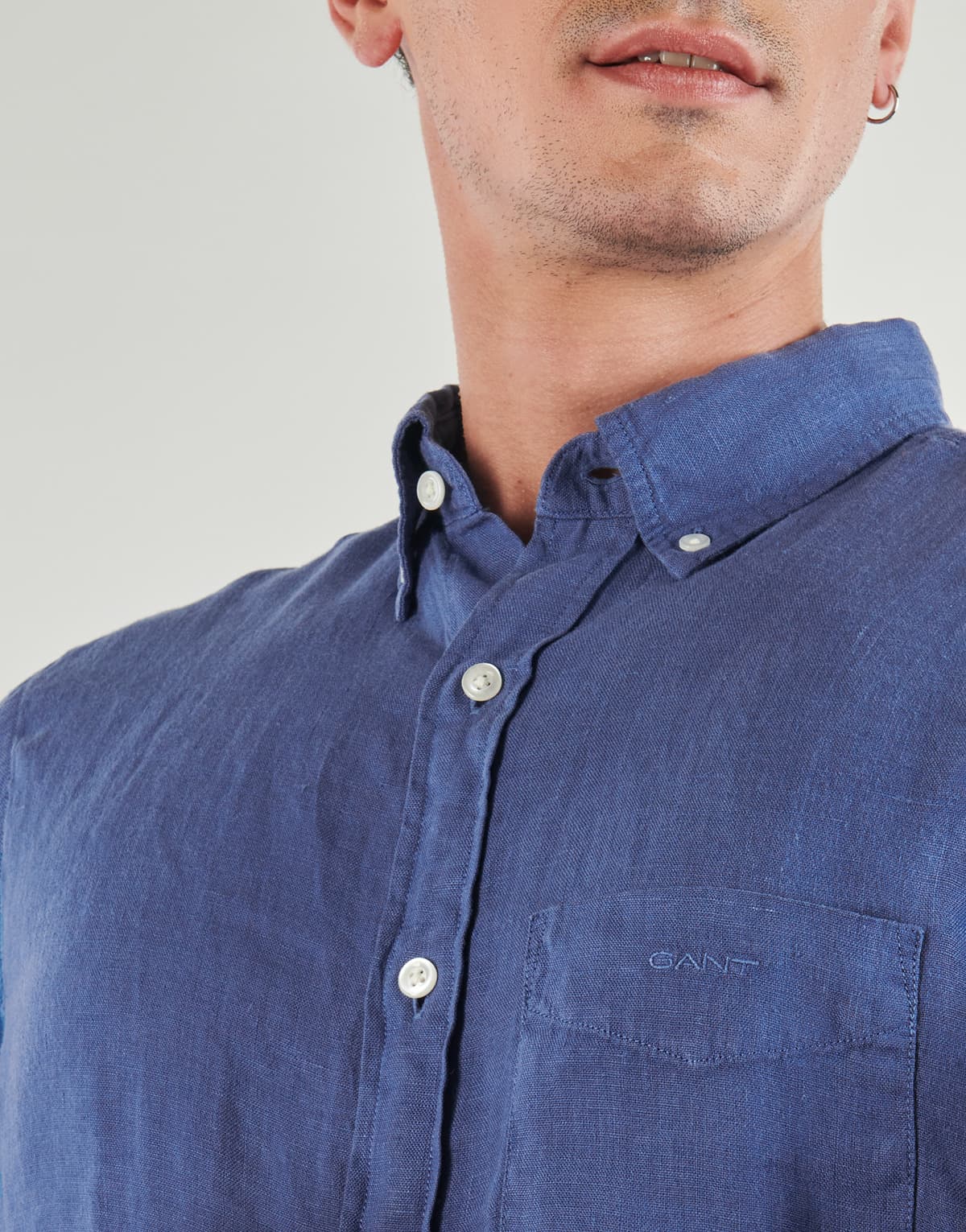 Men's Shirts Gant Blue