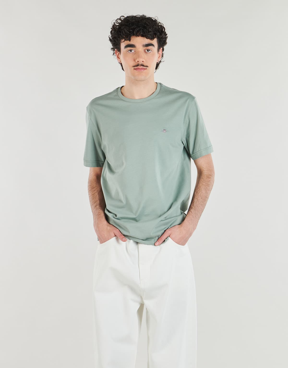 Men's T-Shirts Gant Green
