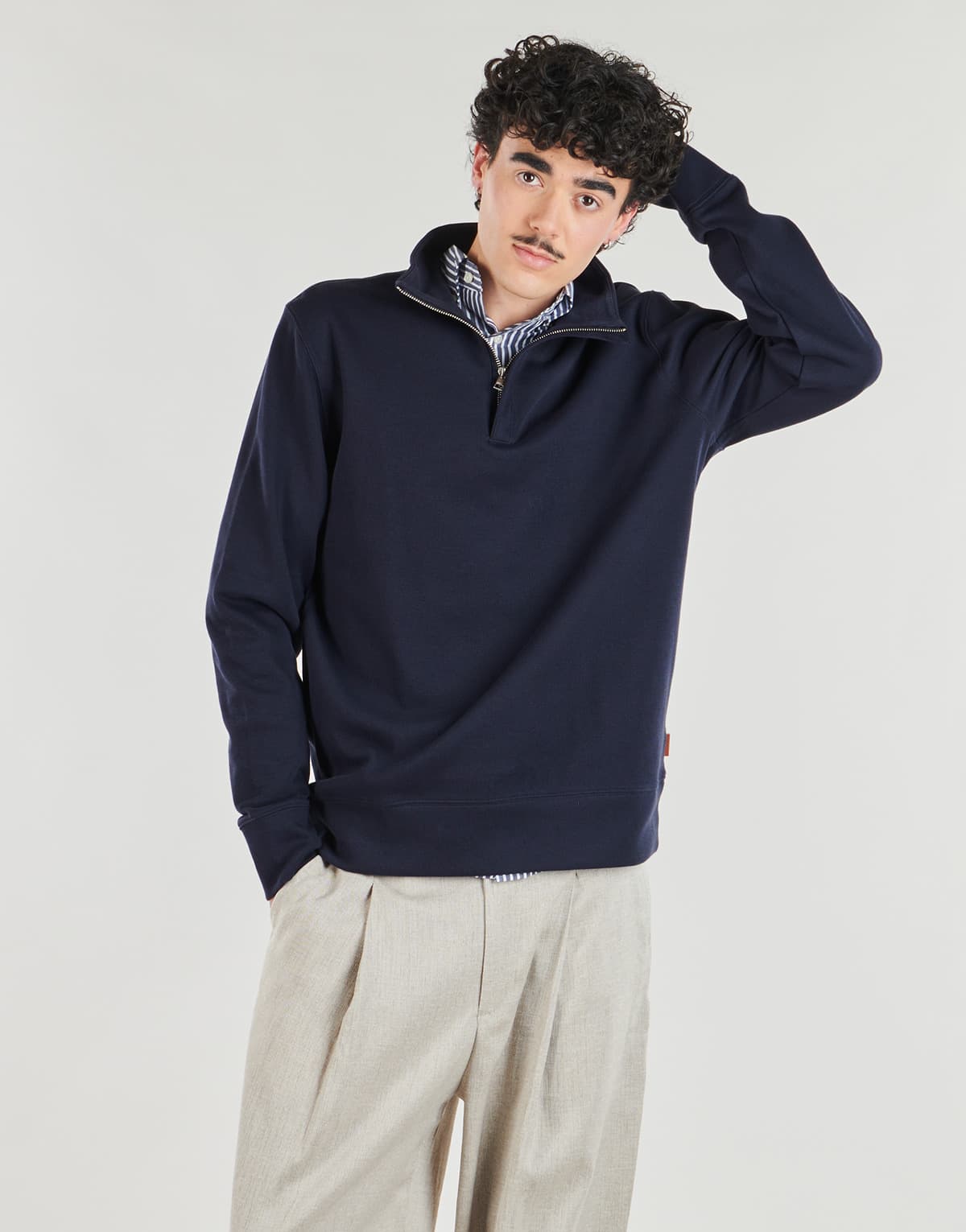 Men's Sports T-Shirts Gant Blue