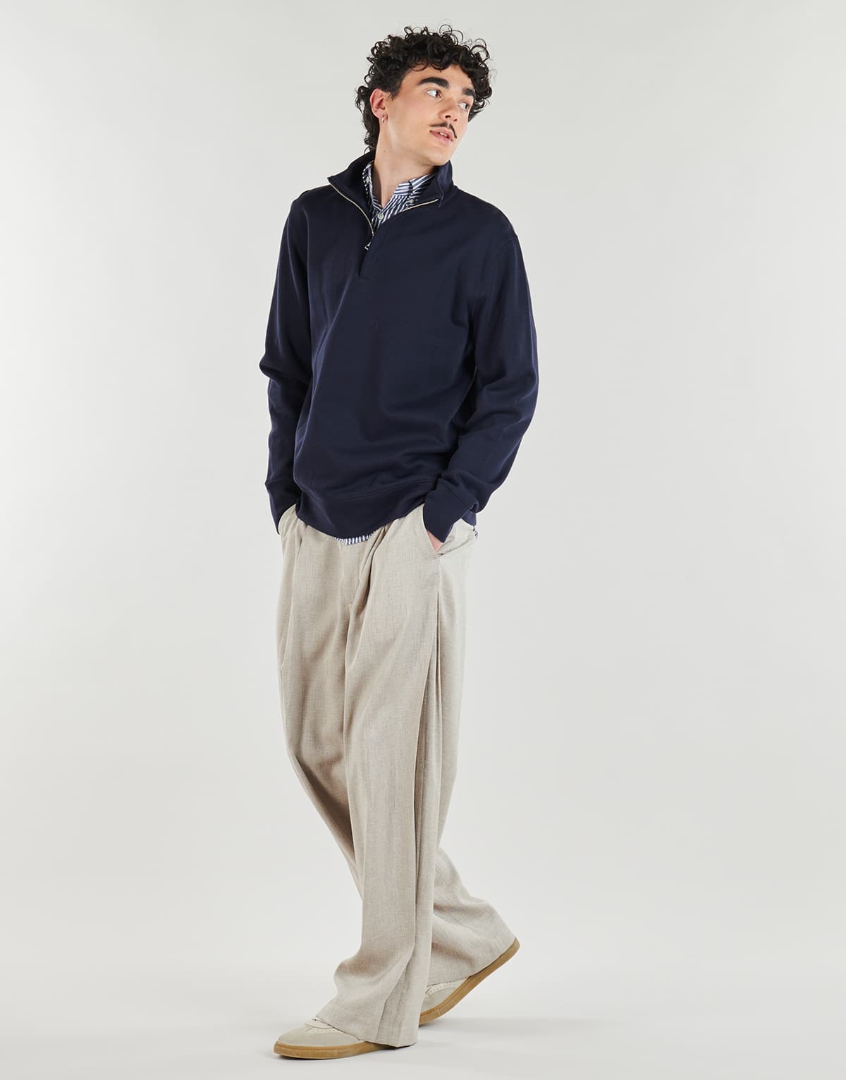 Men's Sports T-Shirts Gant Blue