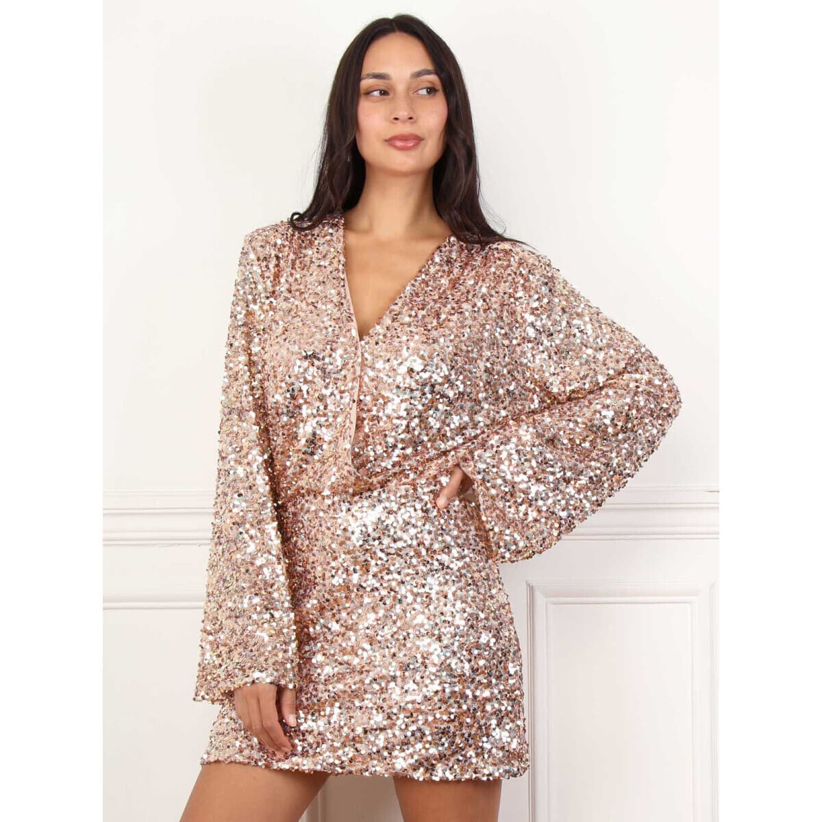 Women's Dresses La Modeuse Gold