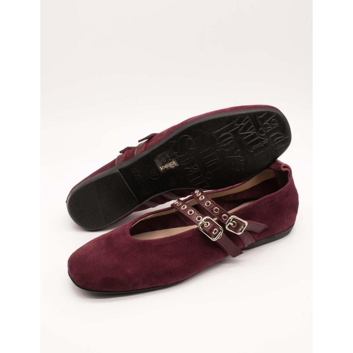 Women's Ballet Flats Wonders Red