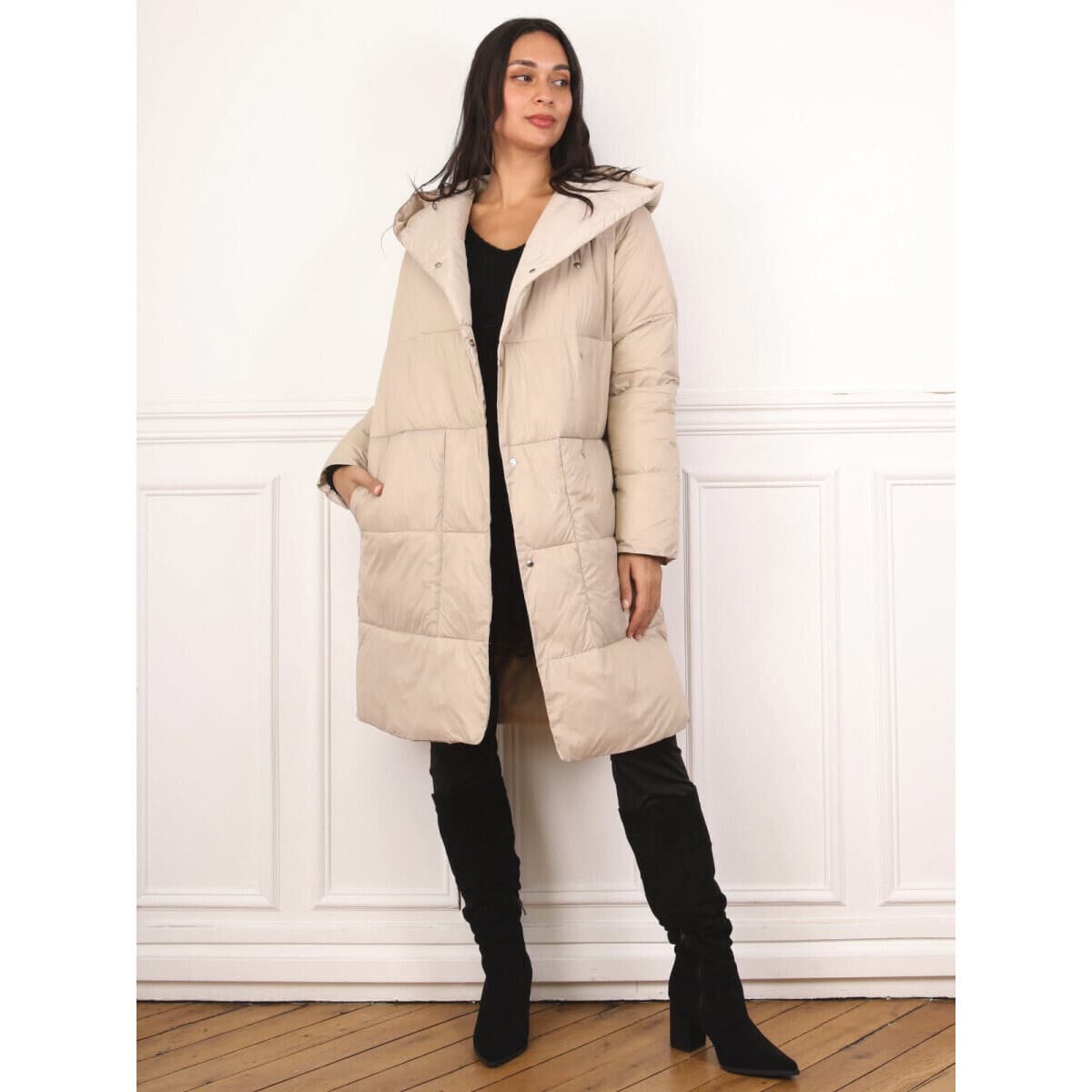 Women's Coats La Modeuse Beige