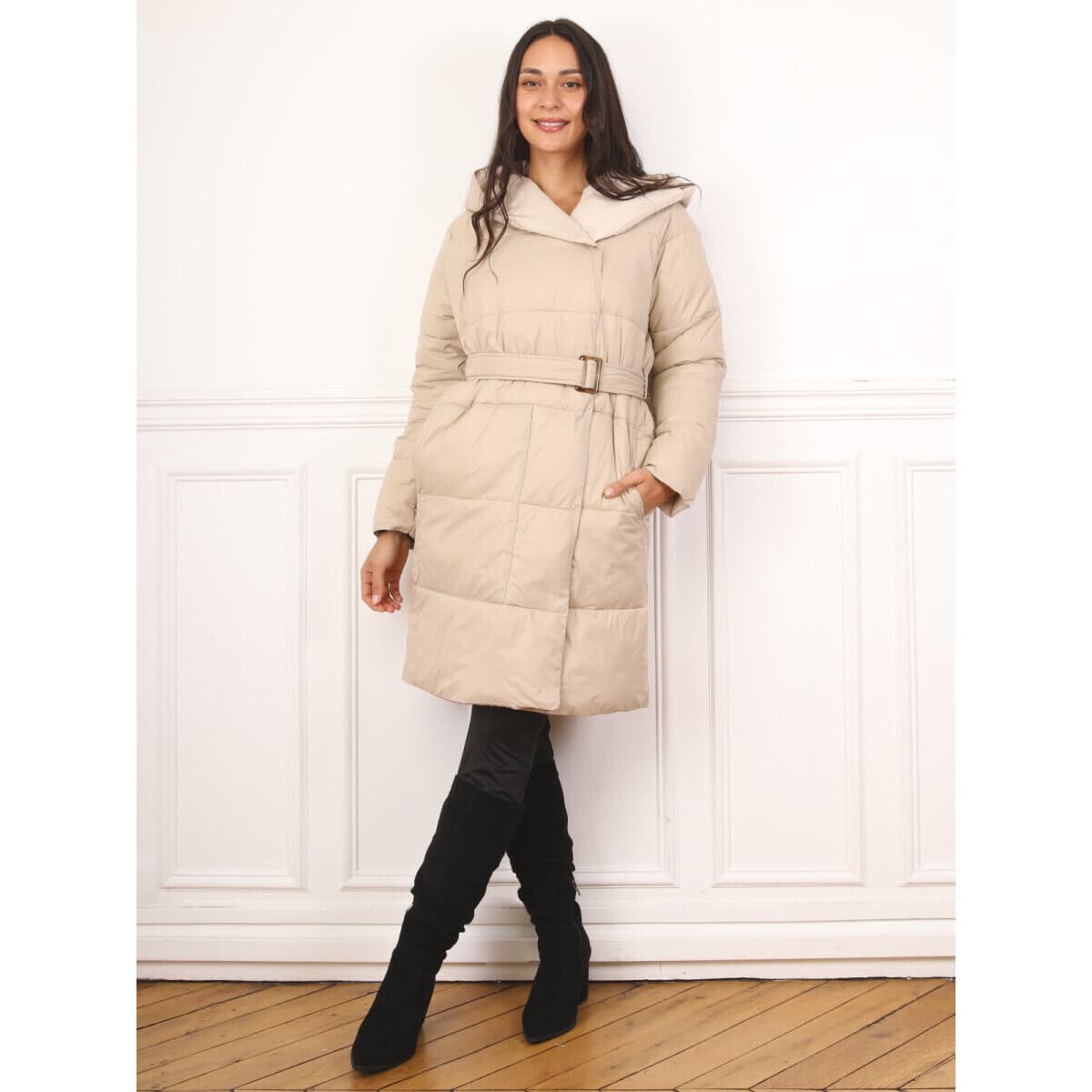 Women's Coats La Modeuse Beige