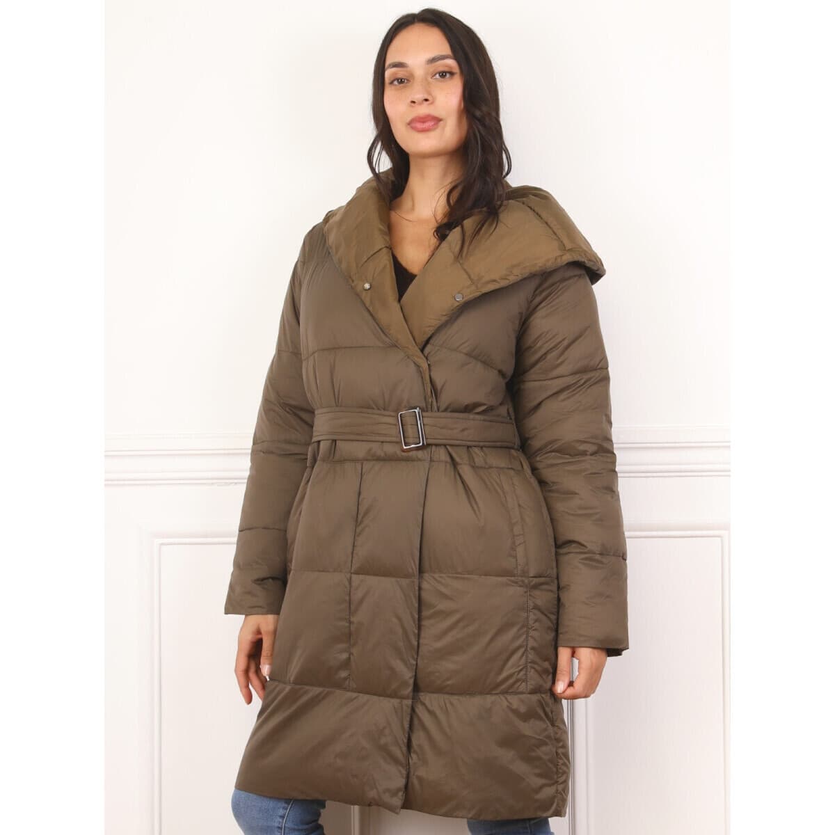 Women's Coats La Modeuse Khaki