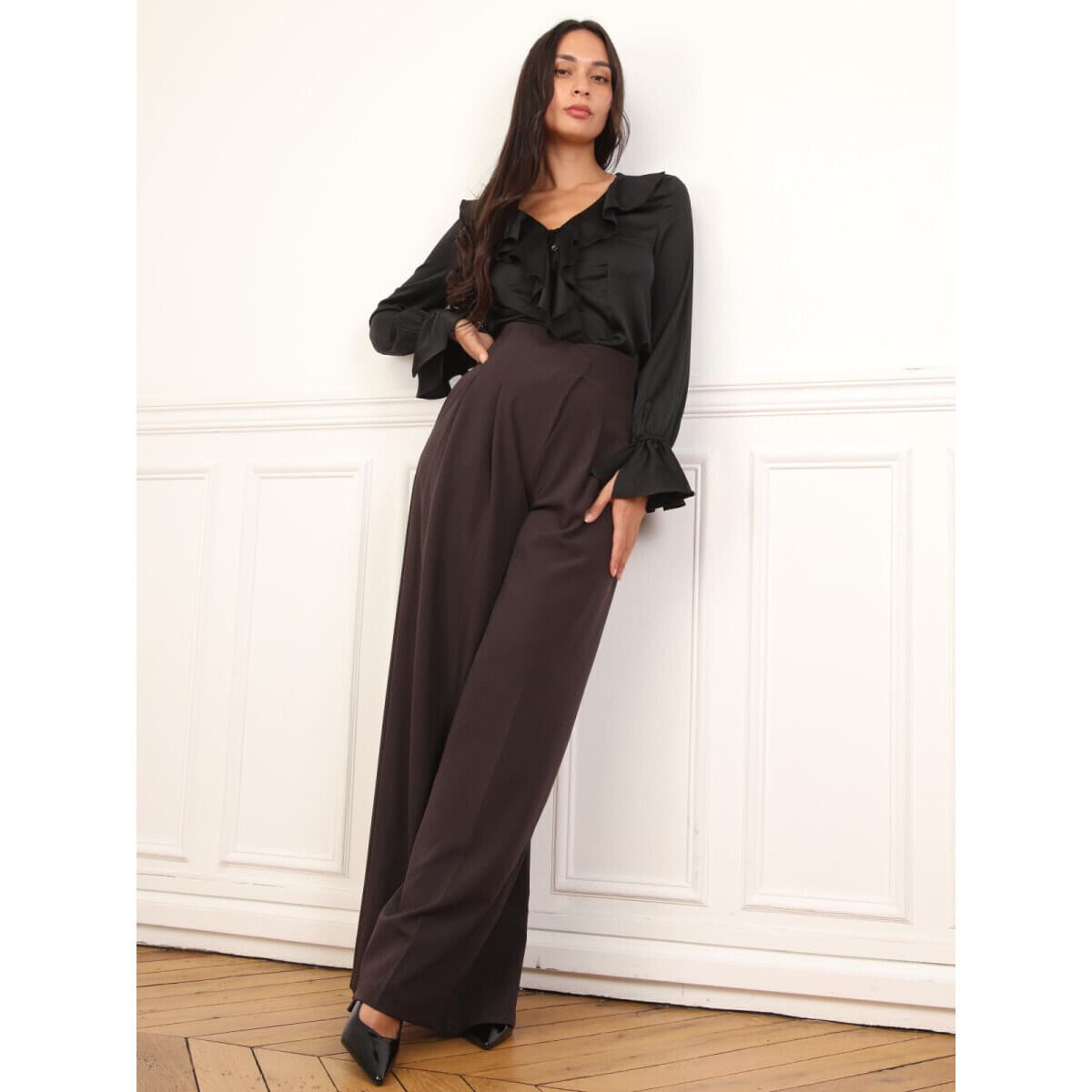 Women's Pants La Modeuse Brown