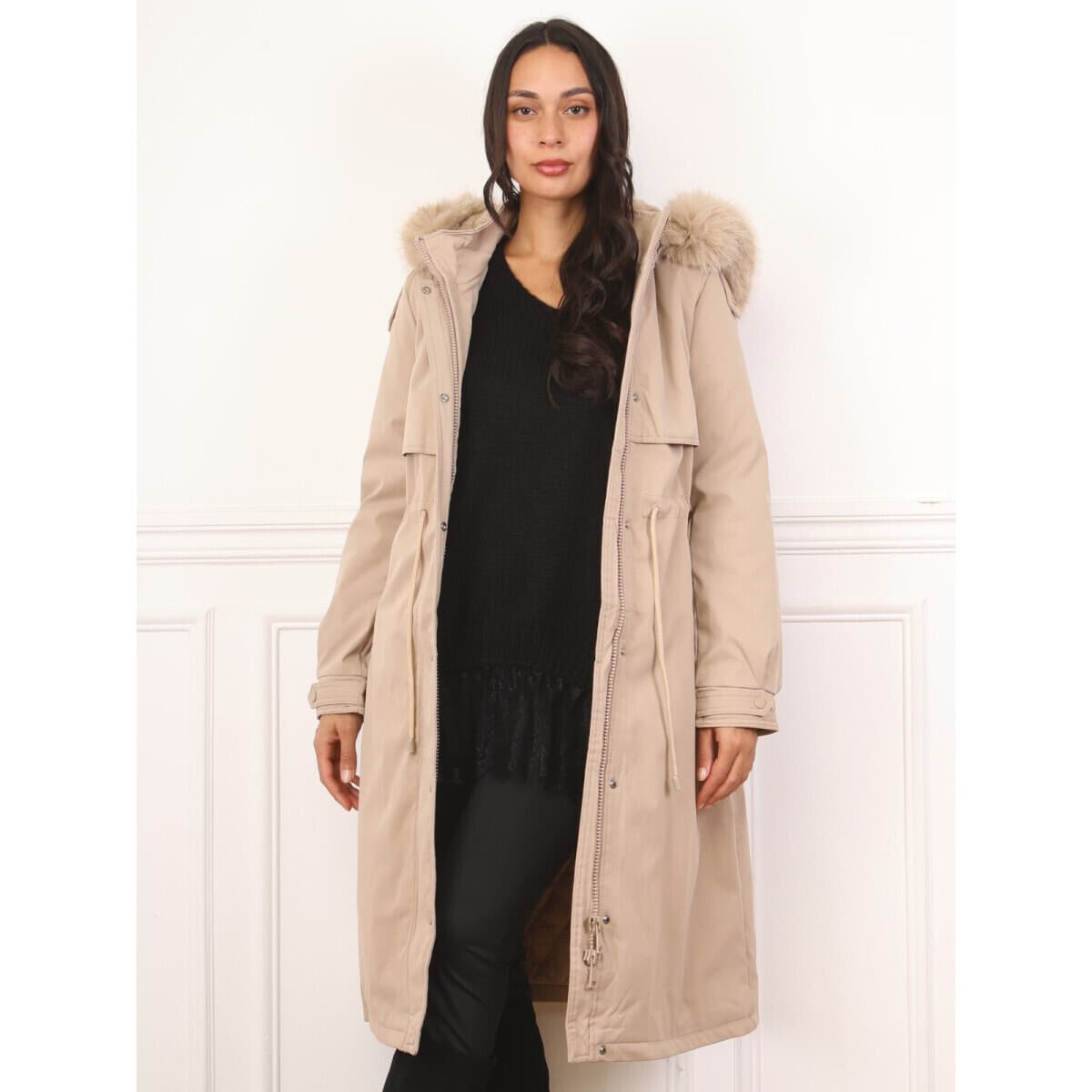 Women's Coats La Modeuse Beige