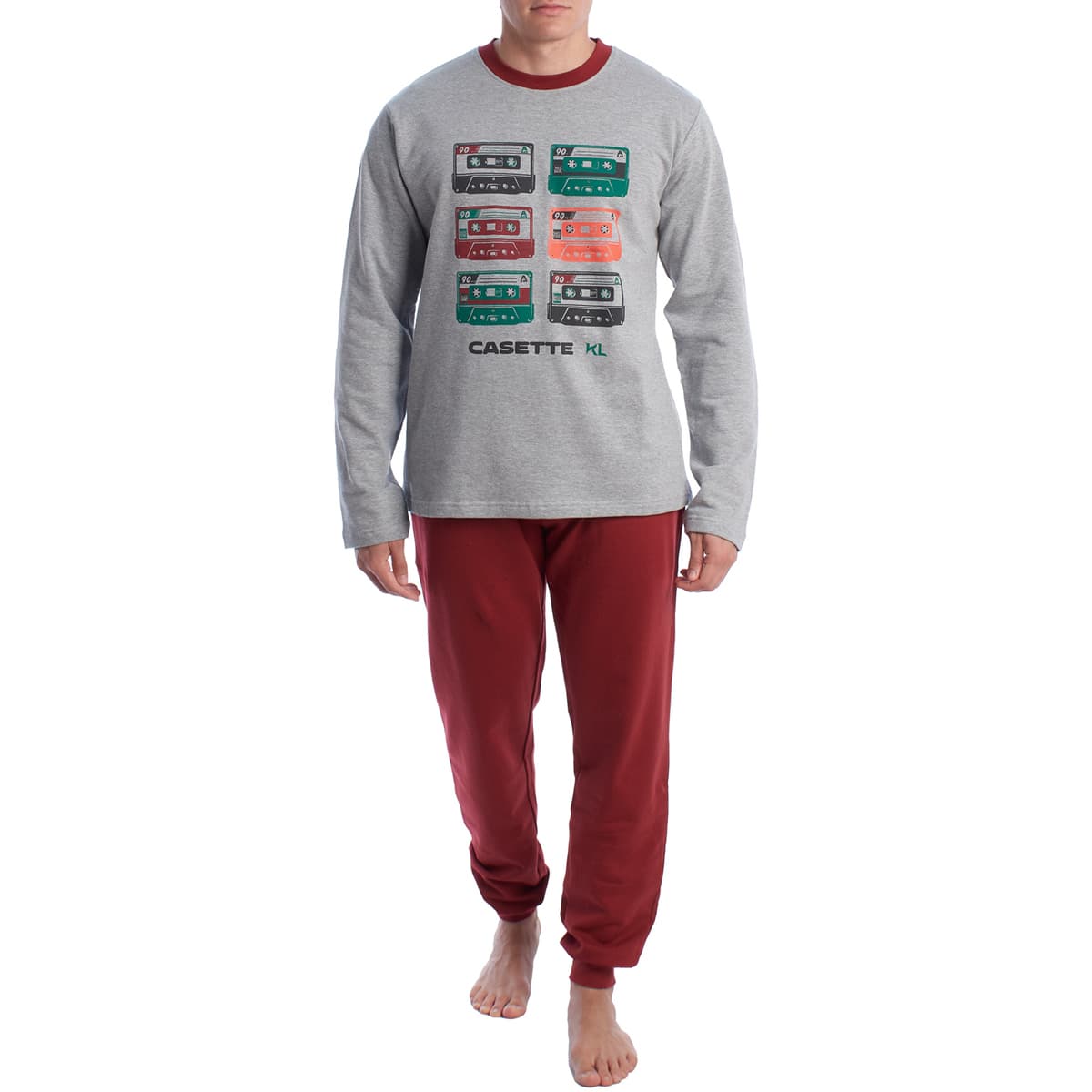 Men's Pajamas Kisses And Love Multicolor
