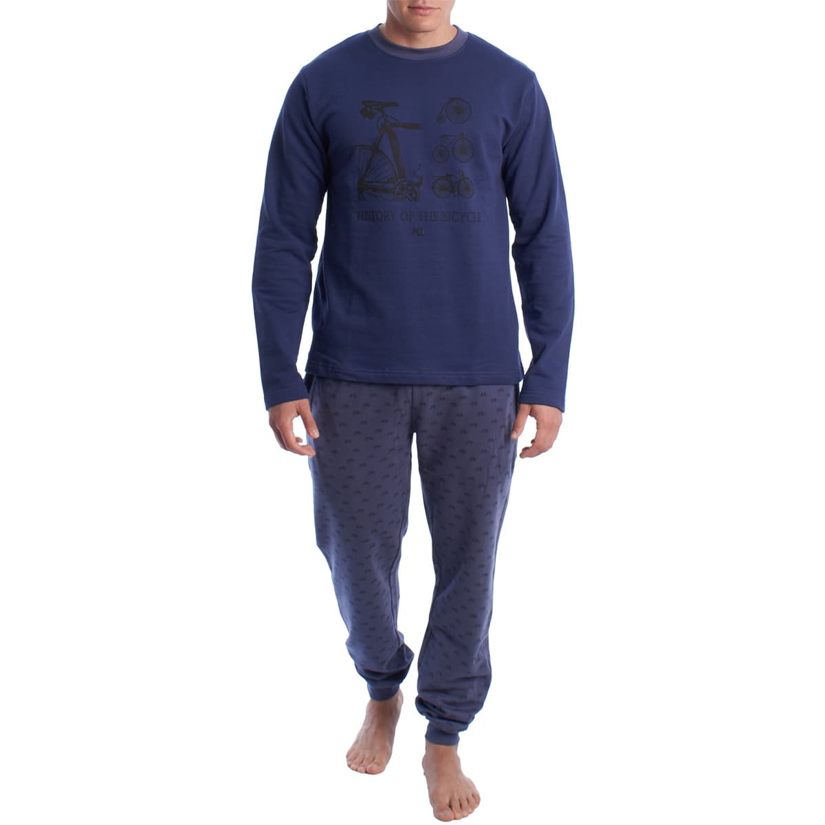Men's Pajamas Kisses And Love Blue