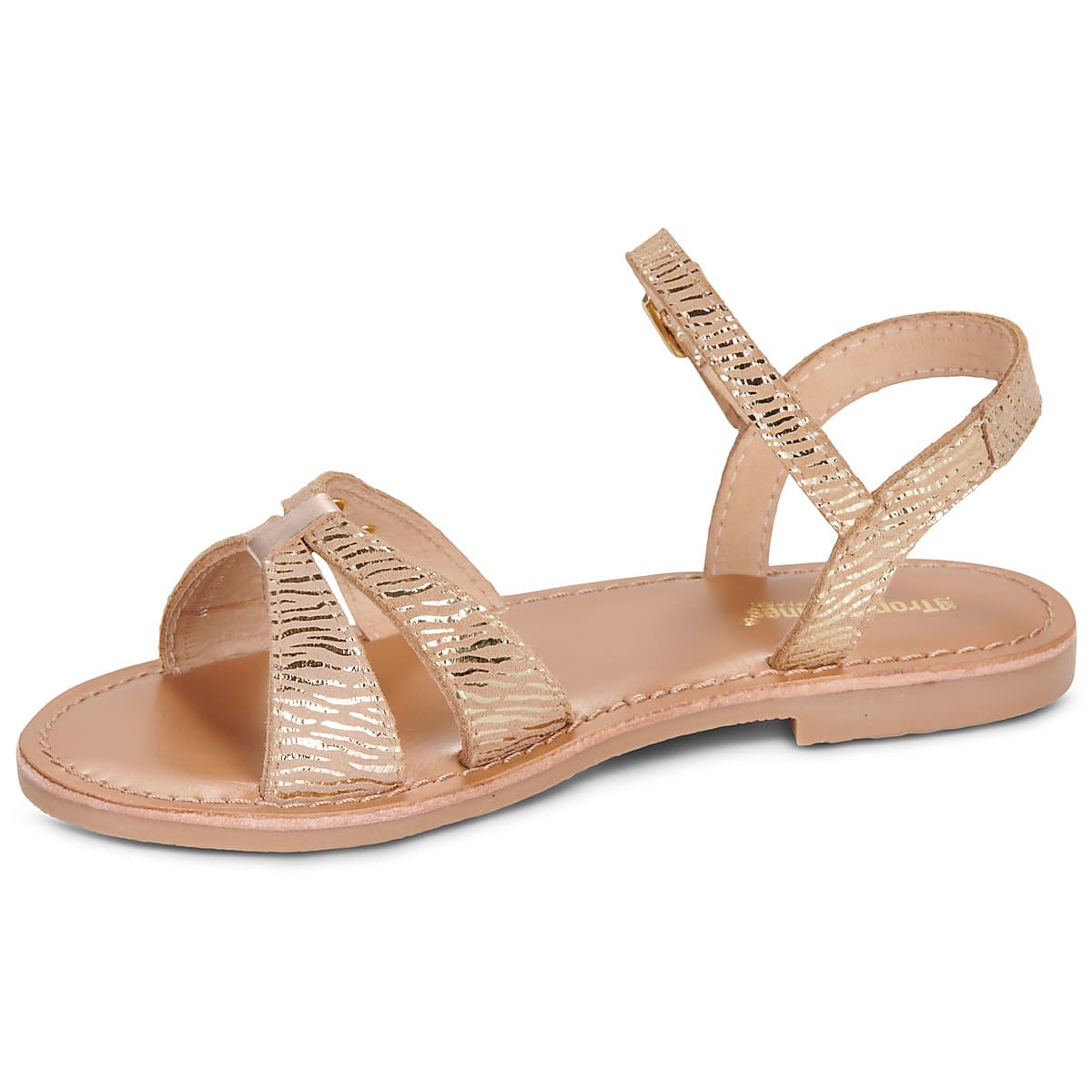 Girls' Sandals Les Tropeziennes par M.Belarbi Gold