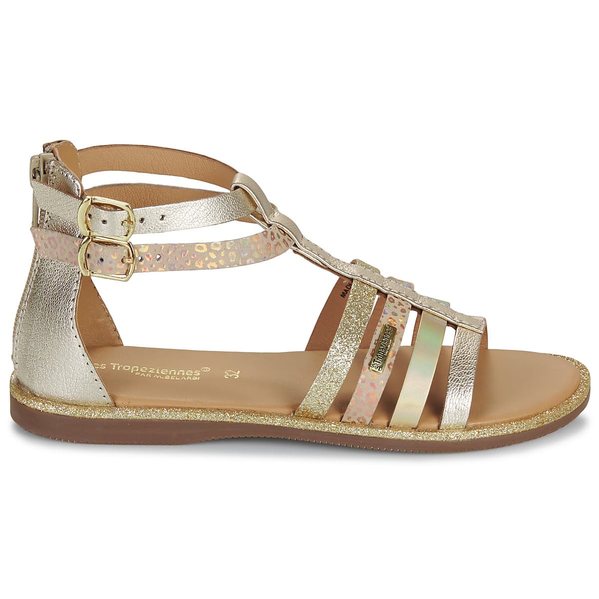 Girls' Sandals Les Tropeziennes par M.Belarbi Gold