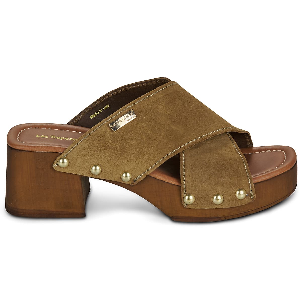 Women's Clogs Les Tropeziennes par M.Belarbi Khaki