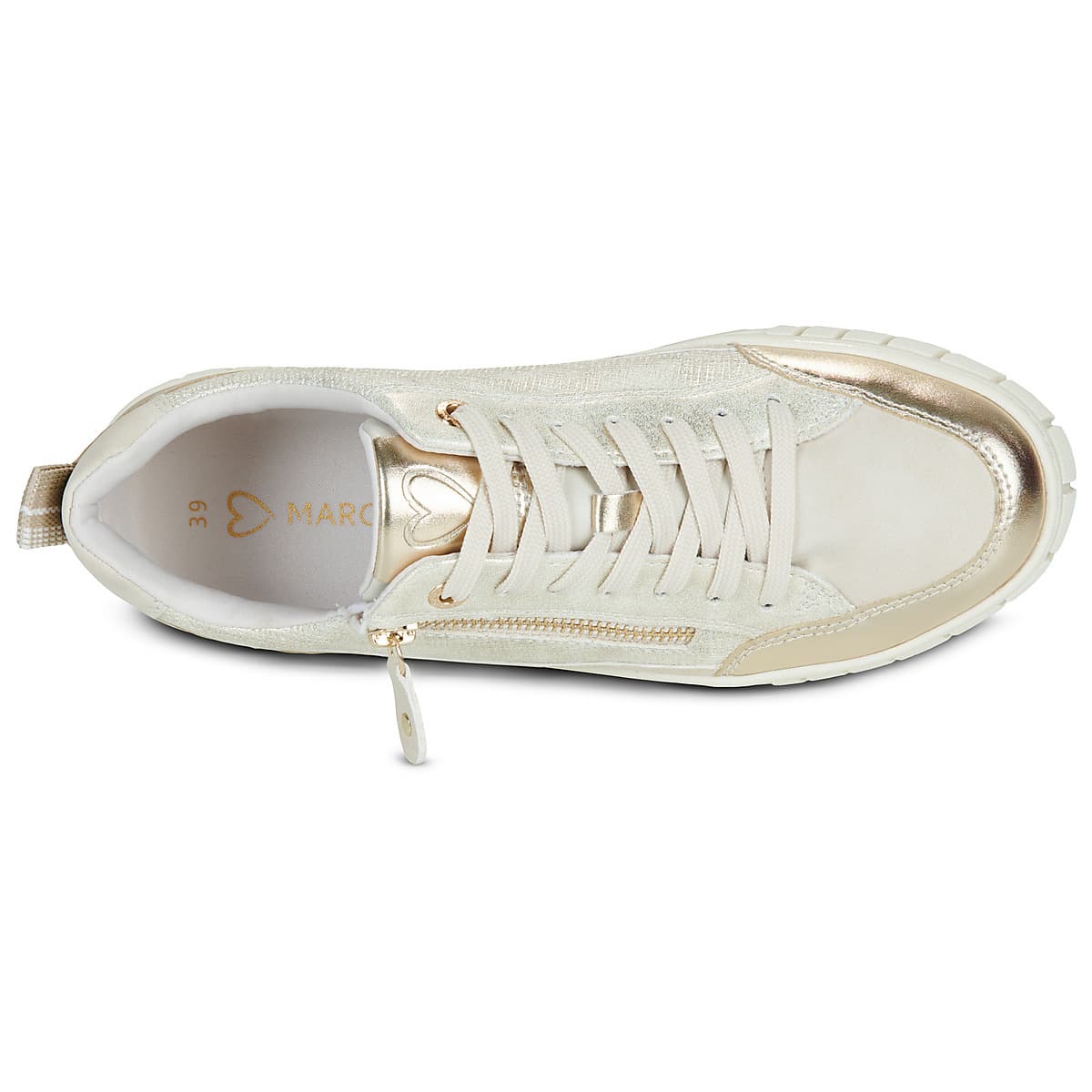 Women's Sneakers Marco Tozzi Gold