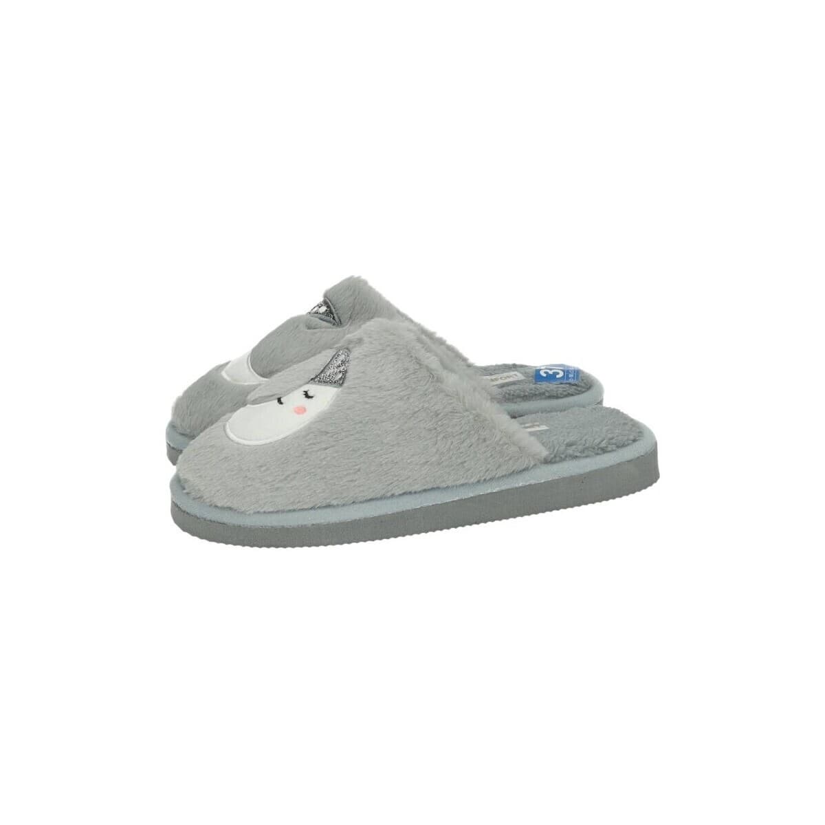 Women's House Slippers Demax Gray