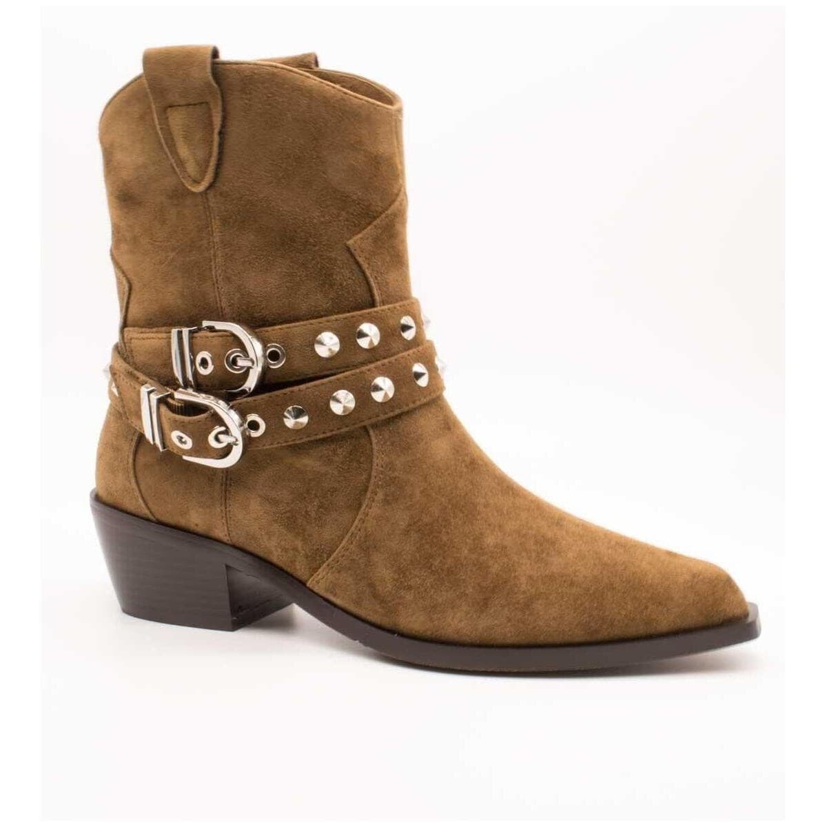 Women's Ankle Boots Zabba Difference Brown