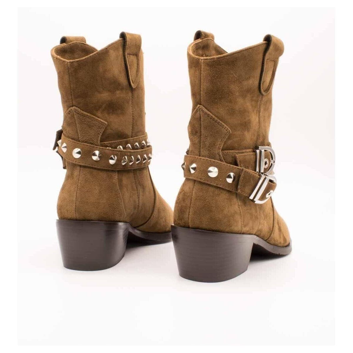 Women's Ankle Boots Zabba Difference Brown